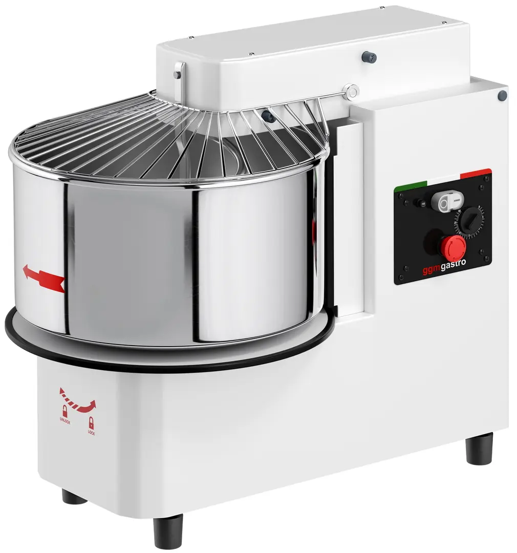 Тестомес спиральный для пиццы GGM Gastro TMP53KR-N (White)