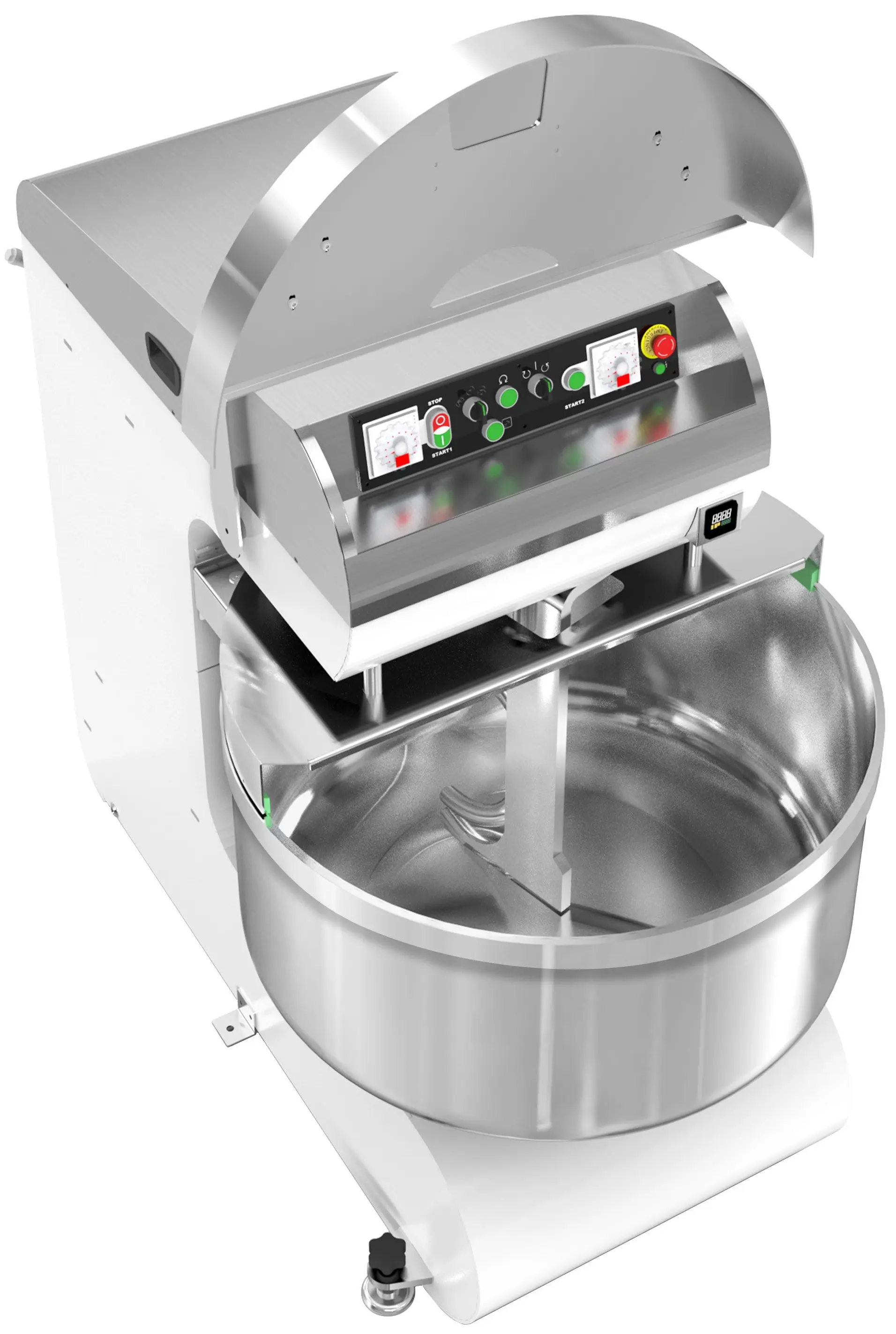 Тестомес спиральный GGM Gastro Premium Plus STKMMK200 (White) - 3
