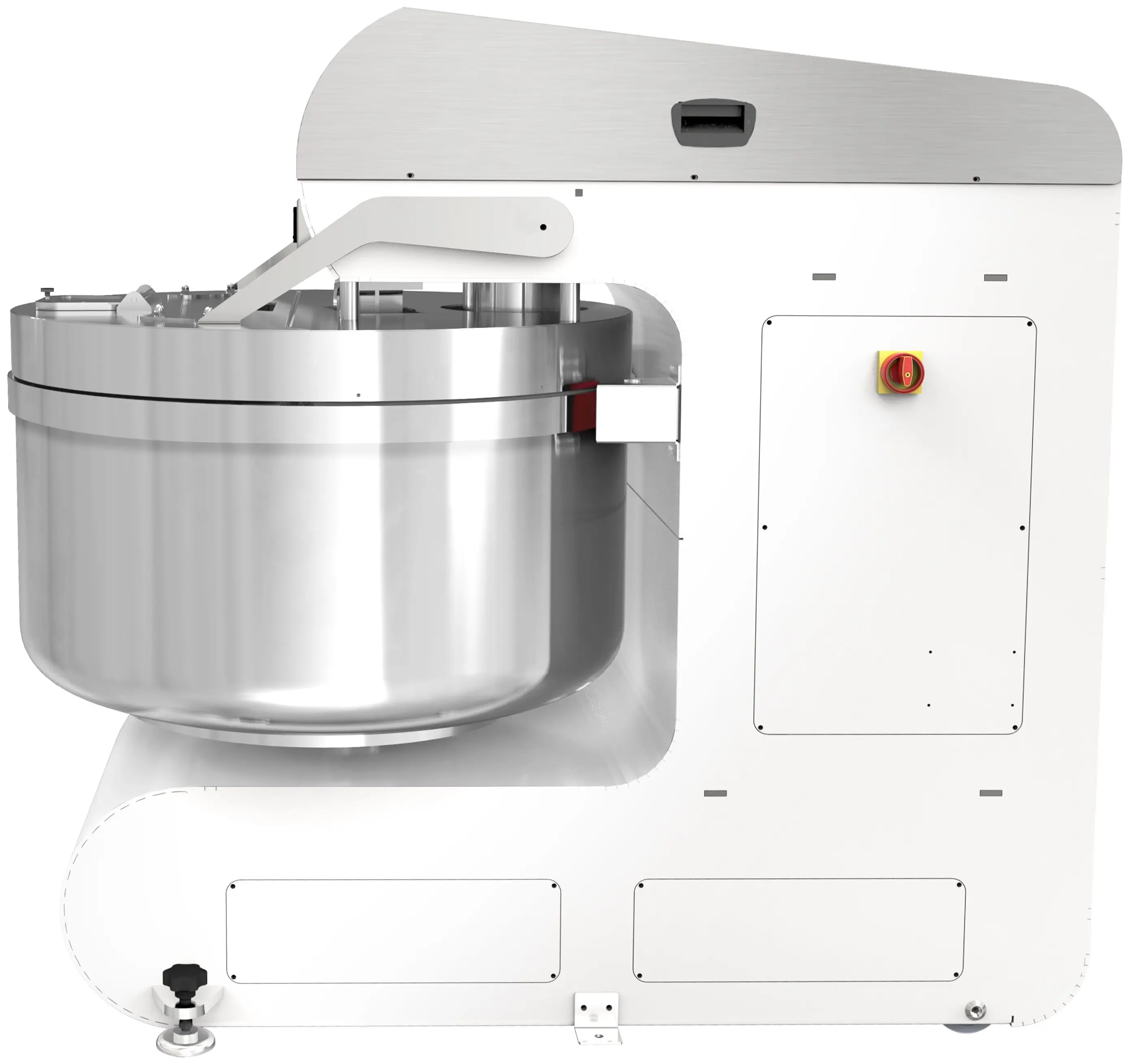 Тестомес спиральный GGM Gastro Premium Plus STKMMK200 (White) - 5