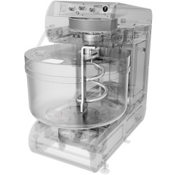 Тестомес спиральный GGM Gastro Premium Plus STKMMK200 (White) Thumb
