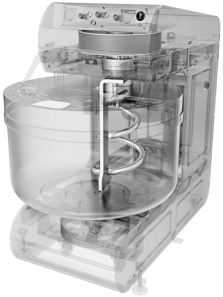 Тестомес спиральный GGM Gastro Premium Plus STKMMK40 (White) - 4