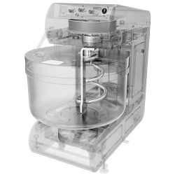 Тестомес спиральный GGM Gastro STKMMK250 (White) Thumb