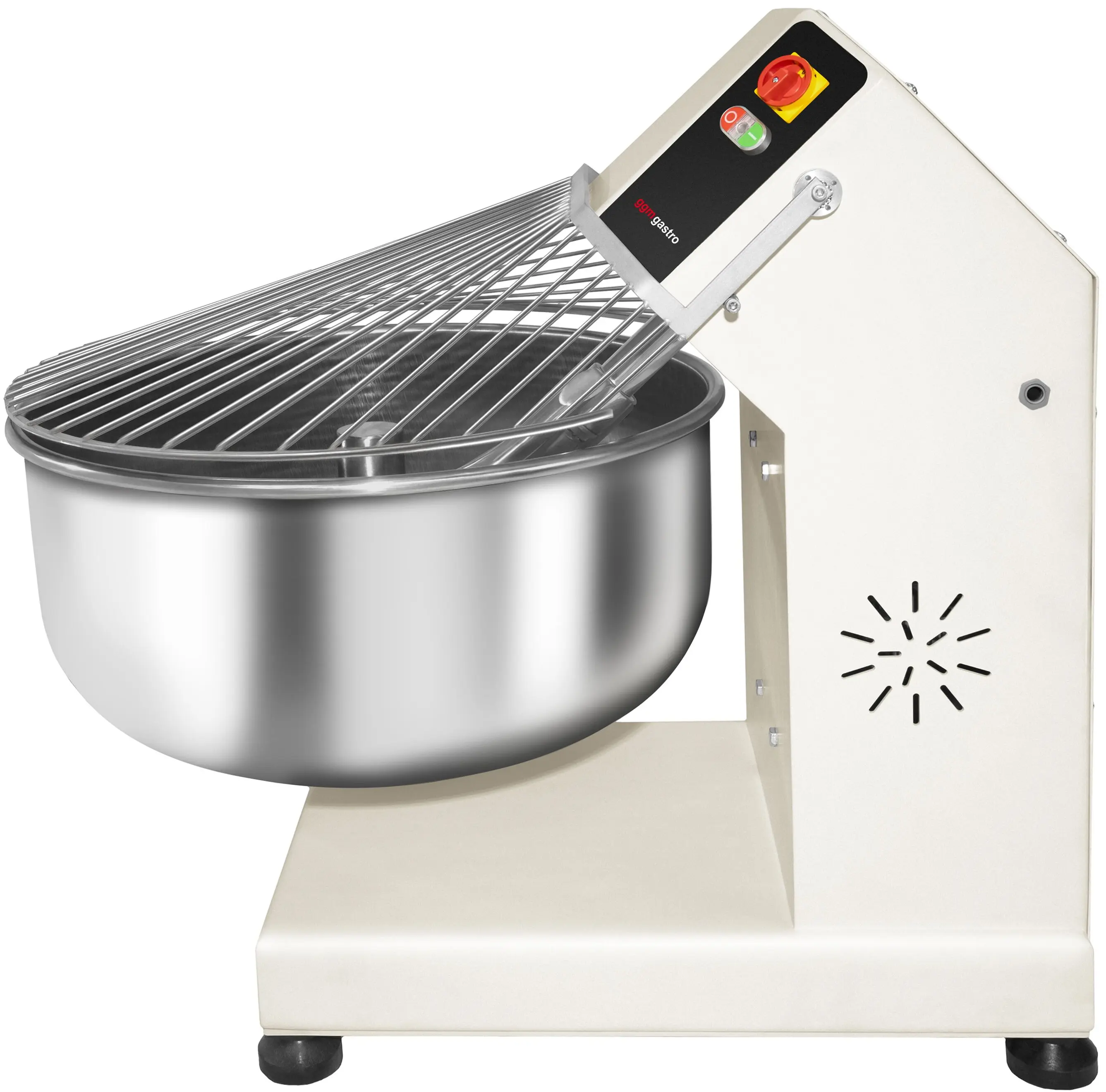 Malaxor aluat cu spirala GGM Gastro TMBO130 (Pearl White) - 4