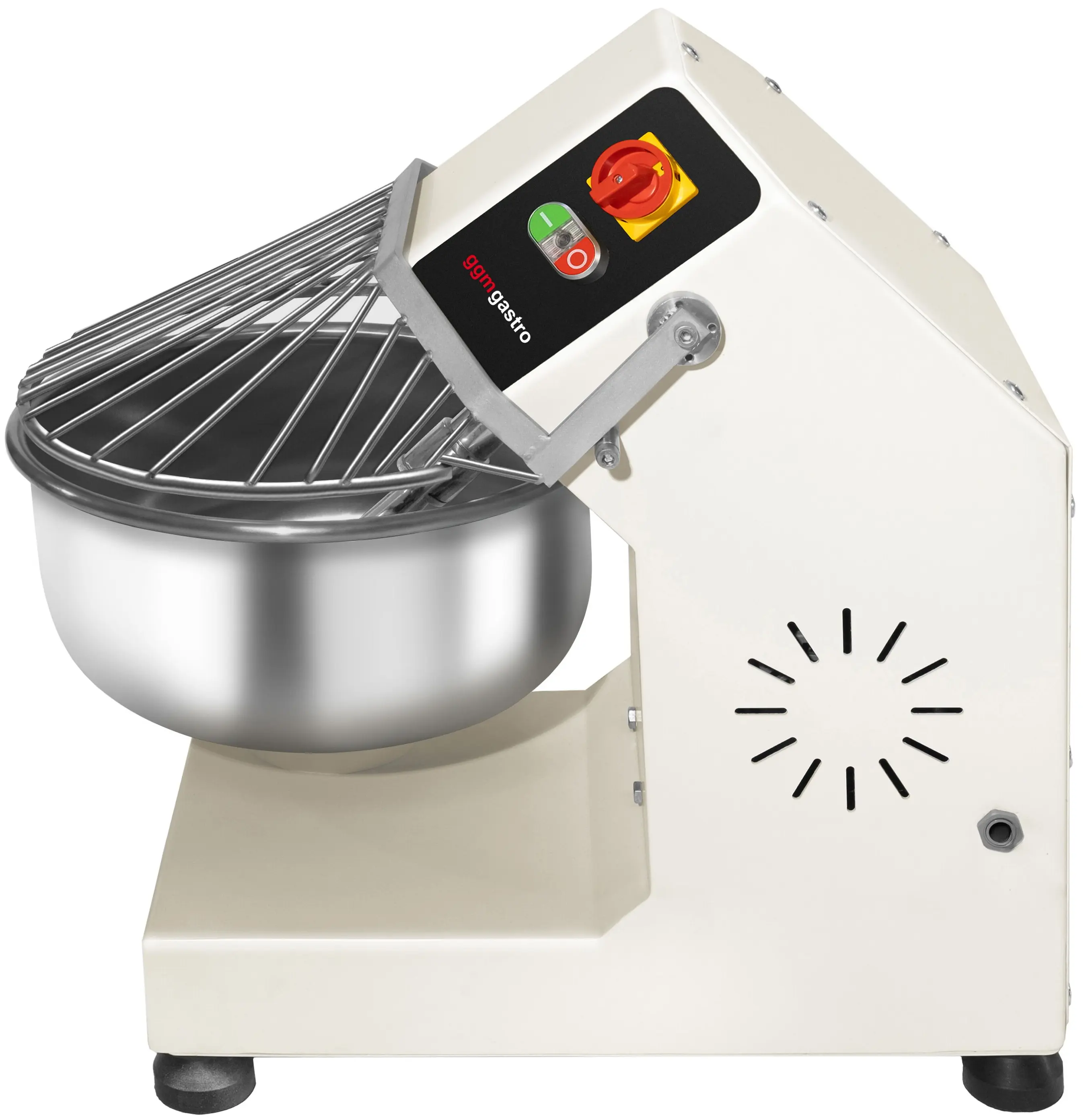 Тестомес спиральный GGM Gastro TMBO20-230V (Pearl White) - 4
