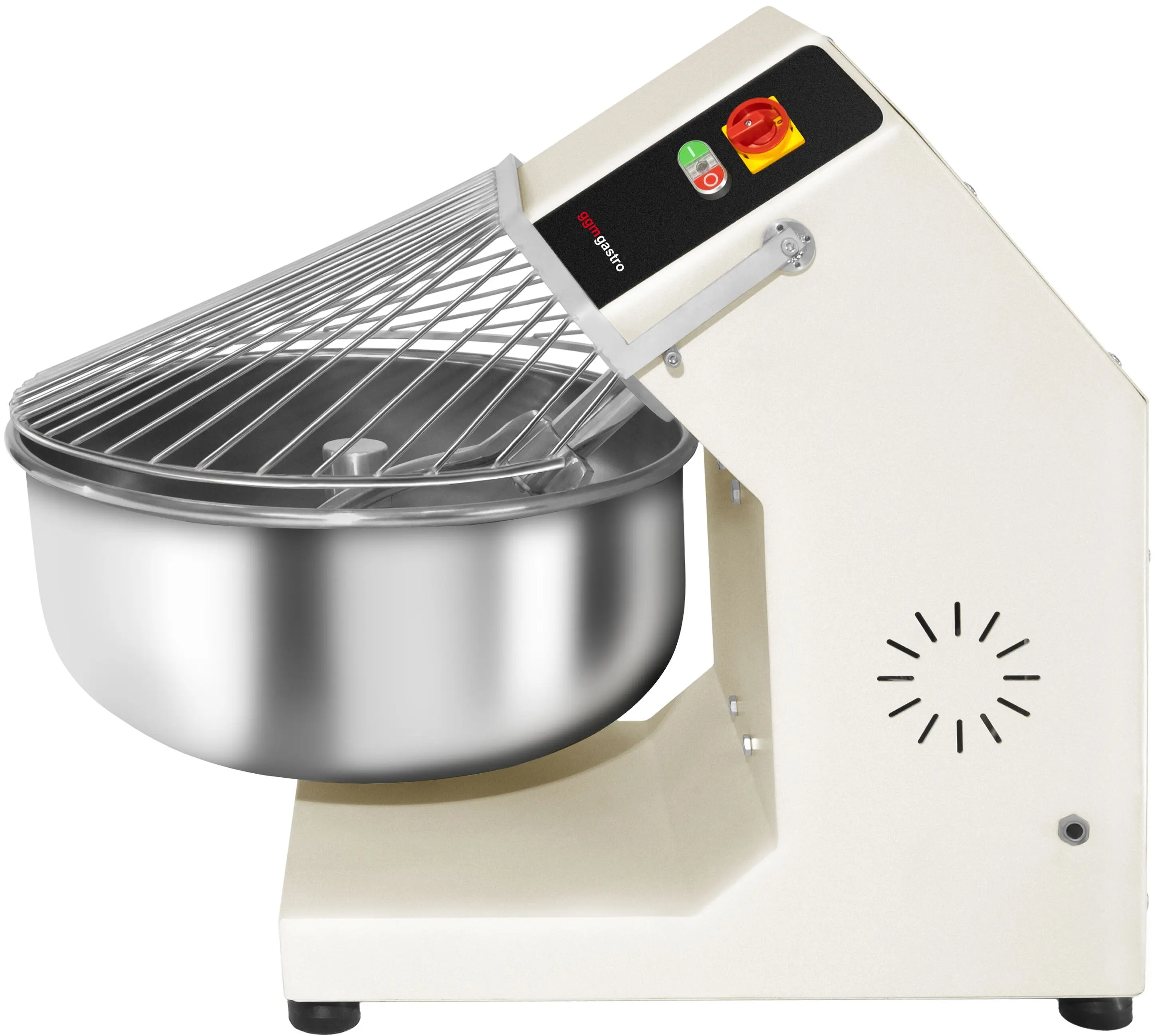 Тестомес спиральный GGM Gastro TMBO80-230V (Pearl White) - 4