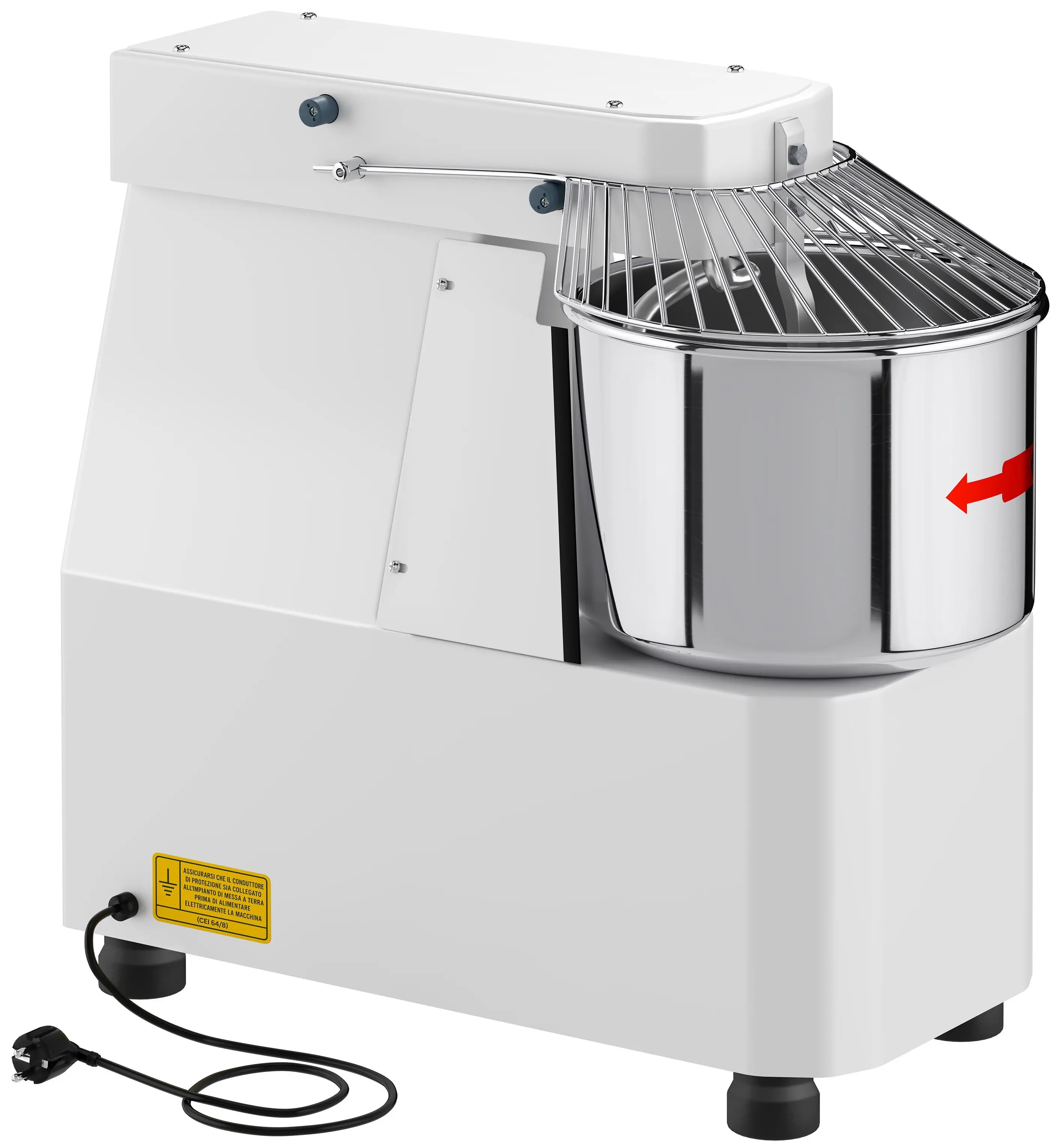 Тестомес спиральный GGM Gastro TMP10-230V-N (White) - 4