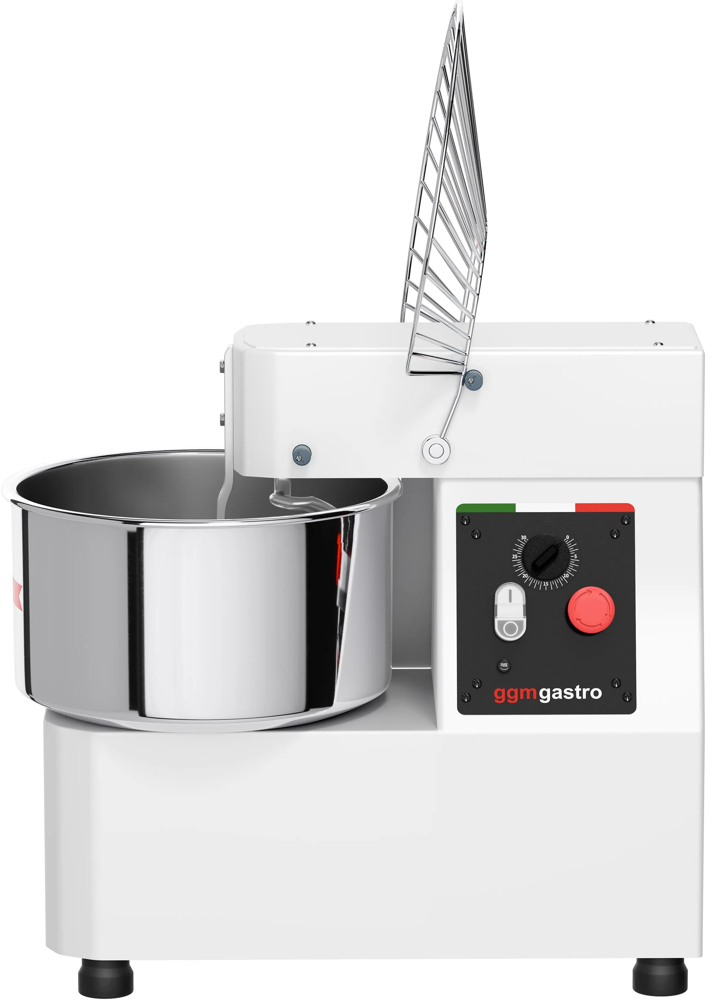 Тестомес спиральный GGM Gastro TMP22-230V-N (White) - 2