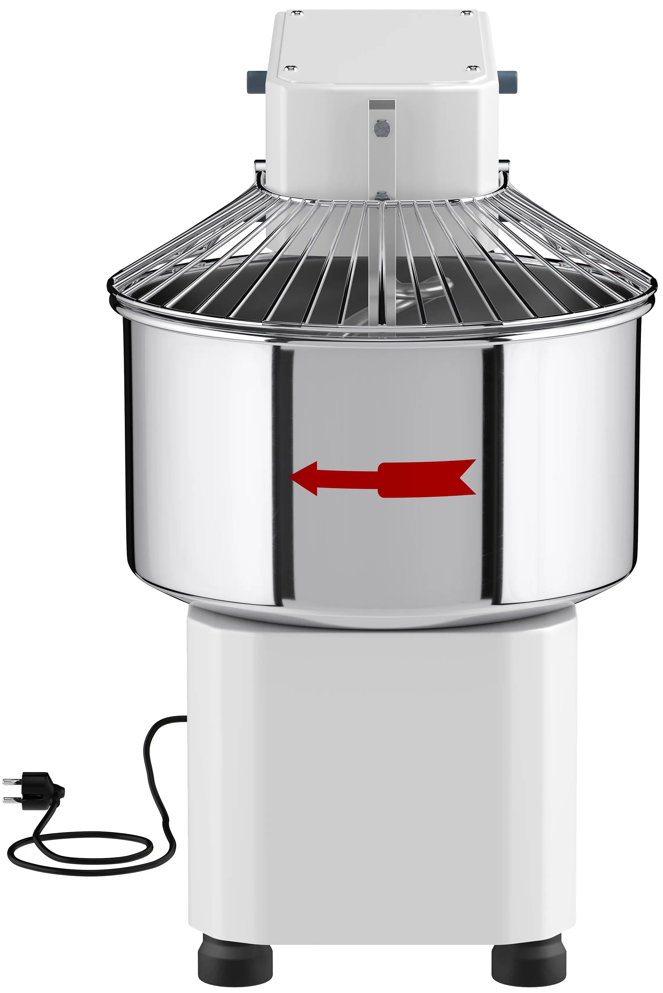 Тестомес спиральный GGM Gastro TMP22-230V-N (White) - 3
