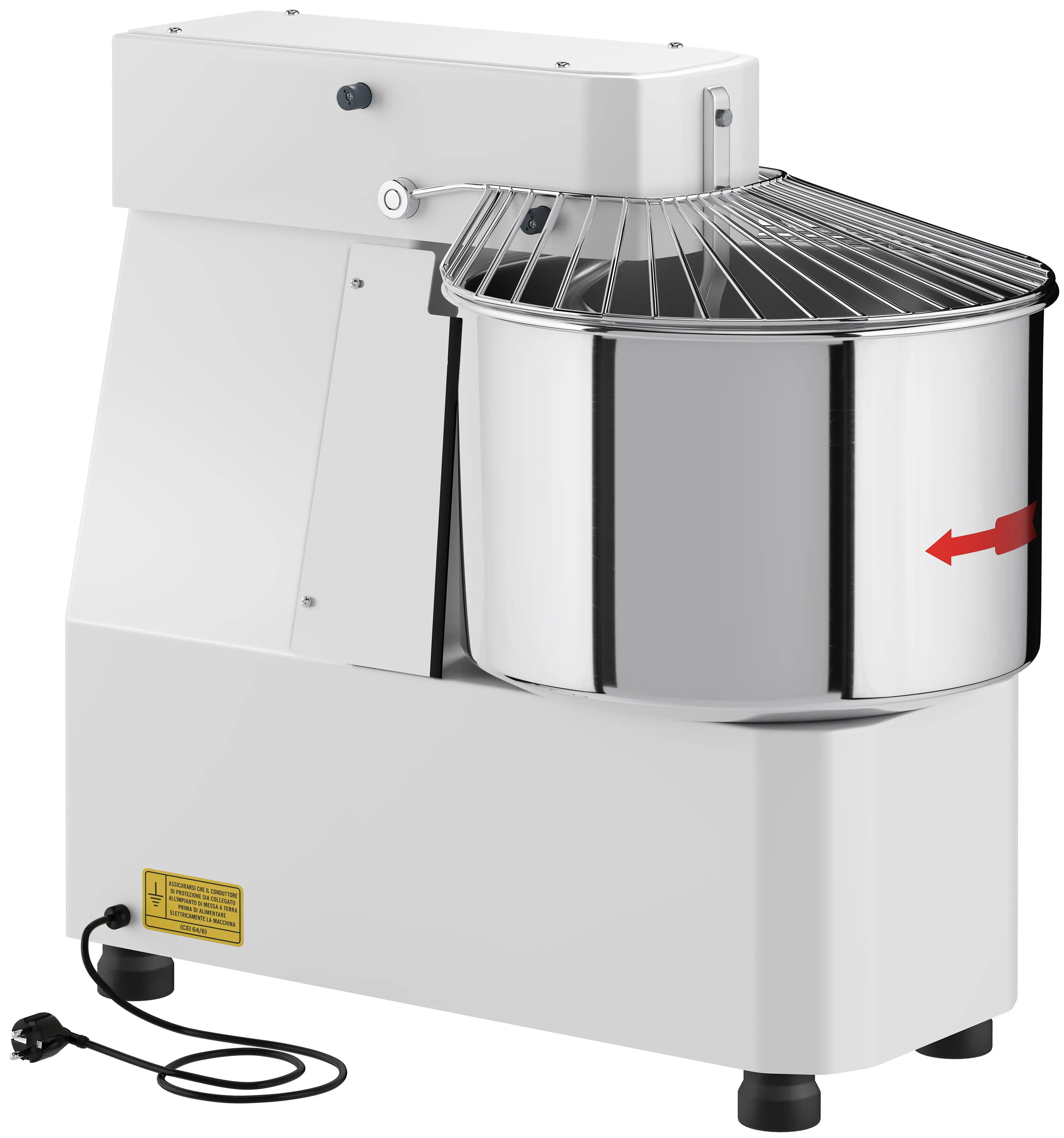 Тестомес спиральный GGM Gastro TMP33-230V-N (White) - 4