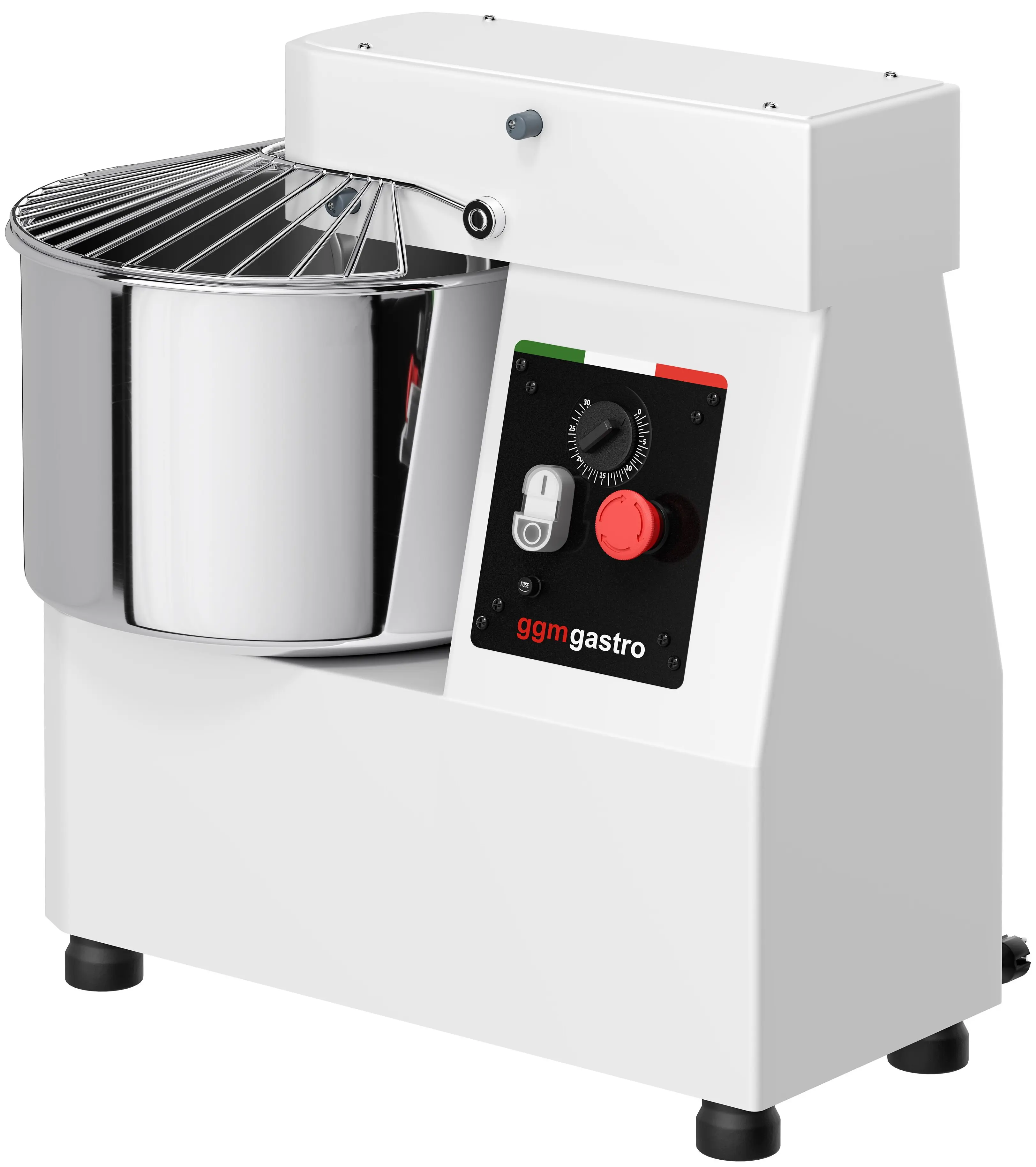 Malaxor aluat cu spirala GGM Gastro TMP33-N (White) - 5