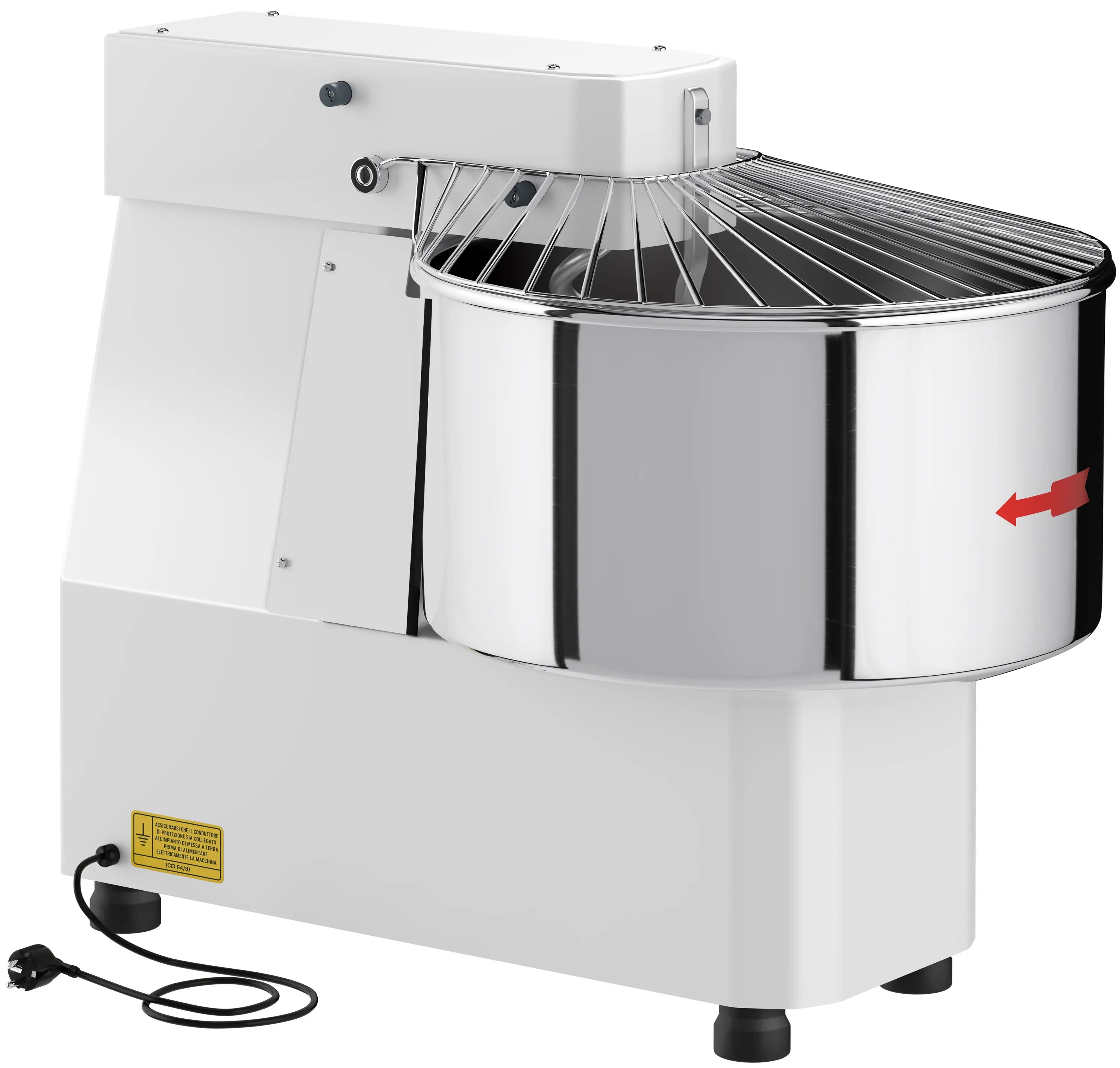 Malaxor aluat cu spirala GGM Gastro TMP53-N (White) - 5