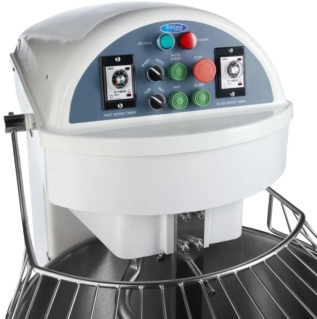 Тестомес спиральный Maxima 100L 9361100 (White/Inox)