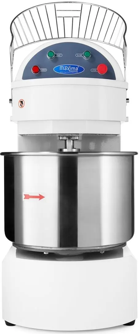 Malaxor aluat cu spirala Maxima 60L 09361060 (White/Inox)