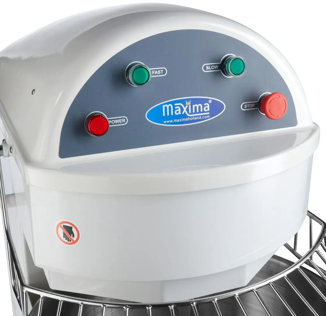 Malaxor aluat cu spirala Maxima 60L 09361060 (White/Inox)