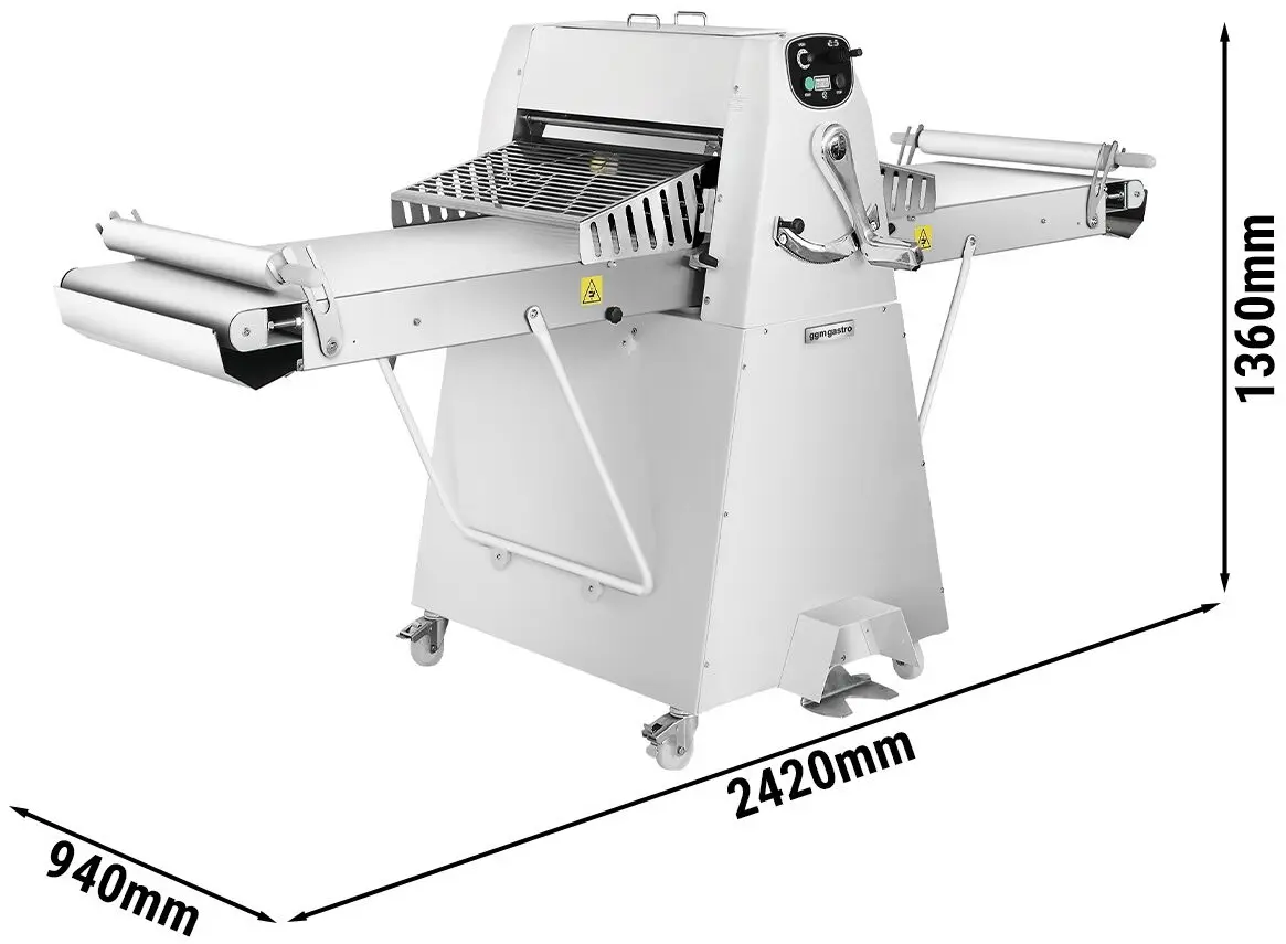 Тестораскаточная машина GGM Gastro TAMZ520N (Inox) - 5