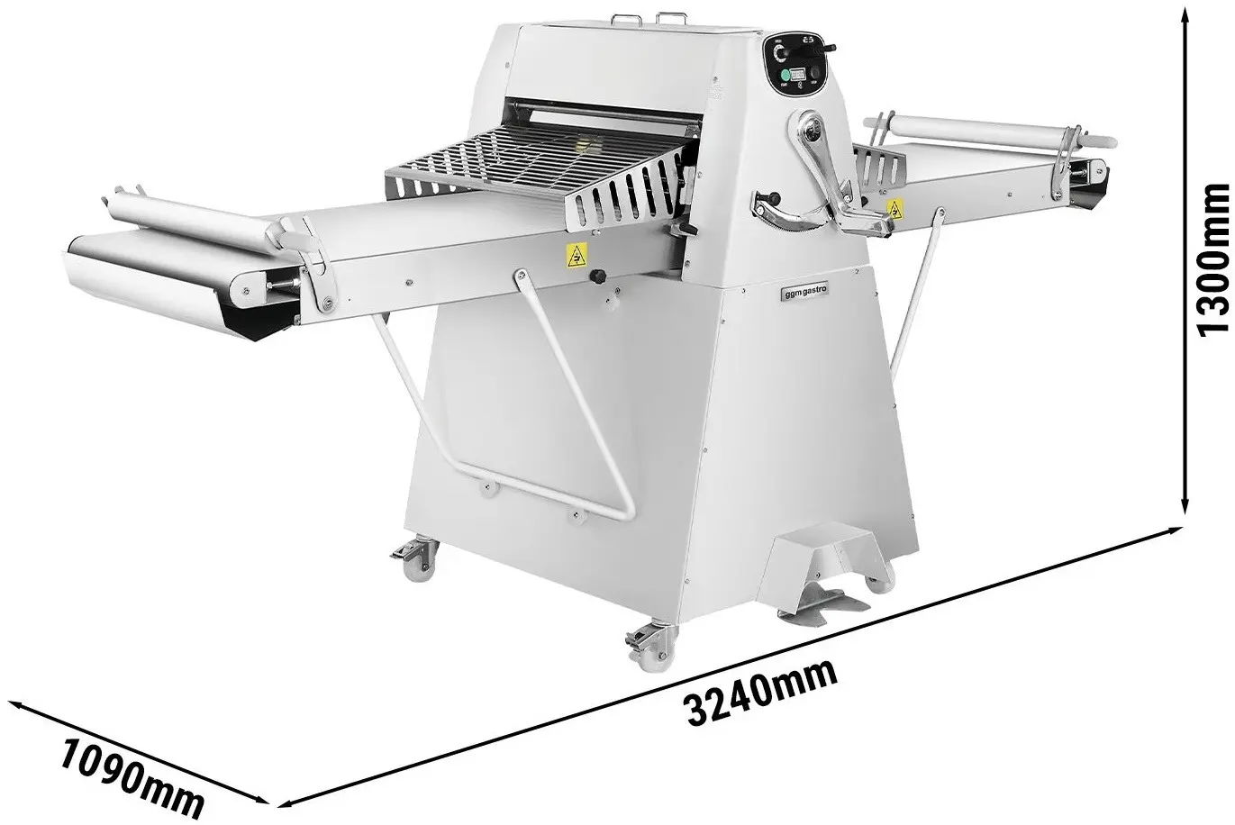 Тестораскаточная машина GGM Gastro TAMZ630N (Inox) - 5