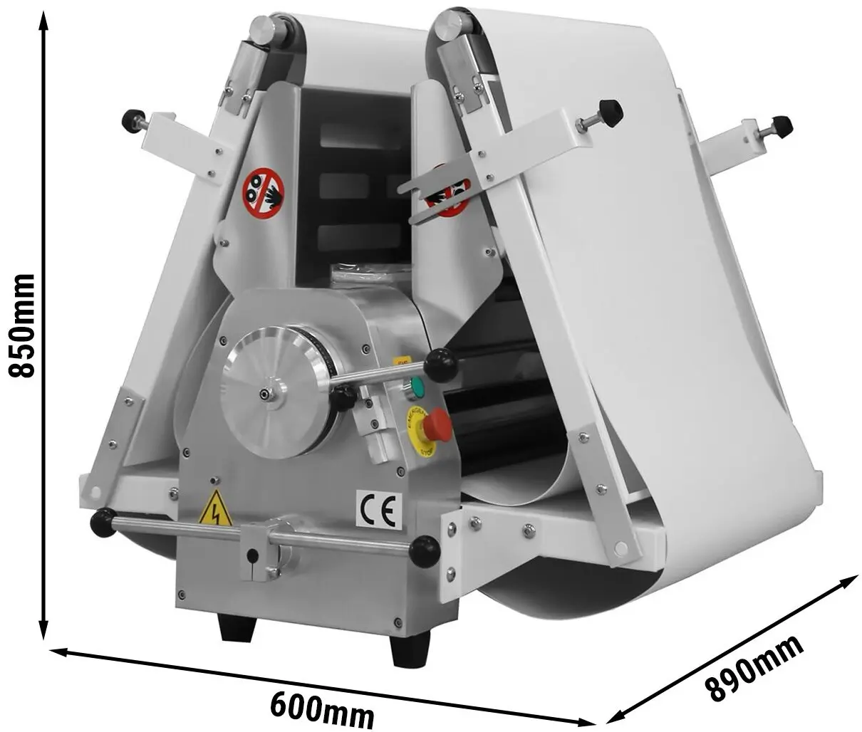 Тестораскаточная машина GGM Gastro TMK520B (Inox) - 10