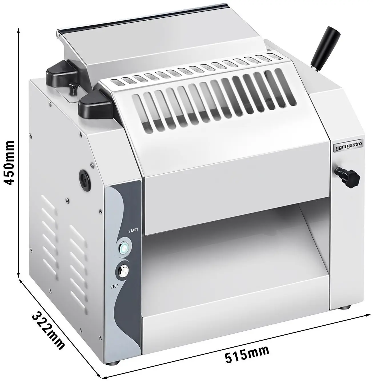 Masina de intins aluat GGM Gastro TRS25 (Inox) - 5