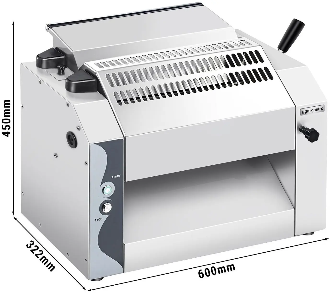 Masina de intins aluat GGM Gastro TRS32 (Inox) - 5
