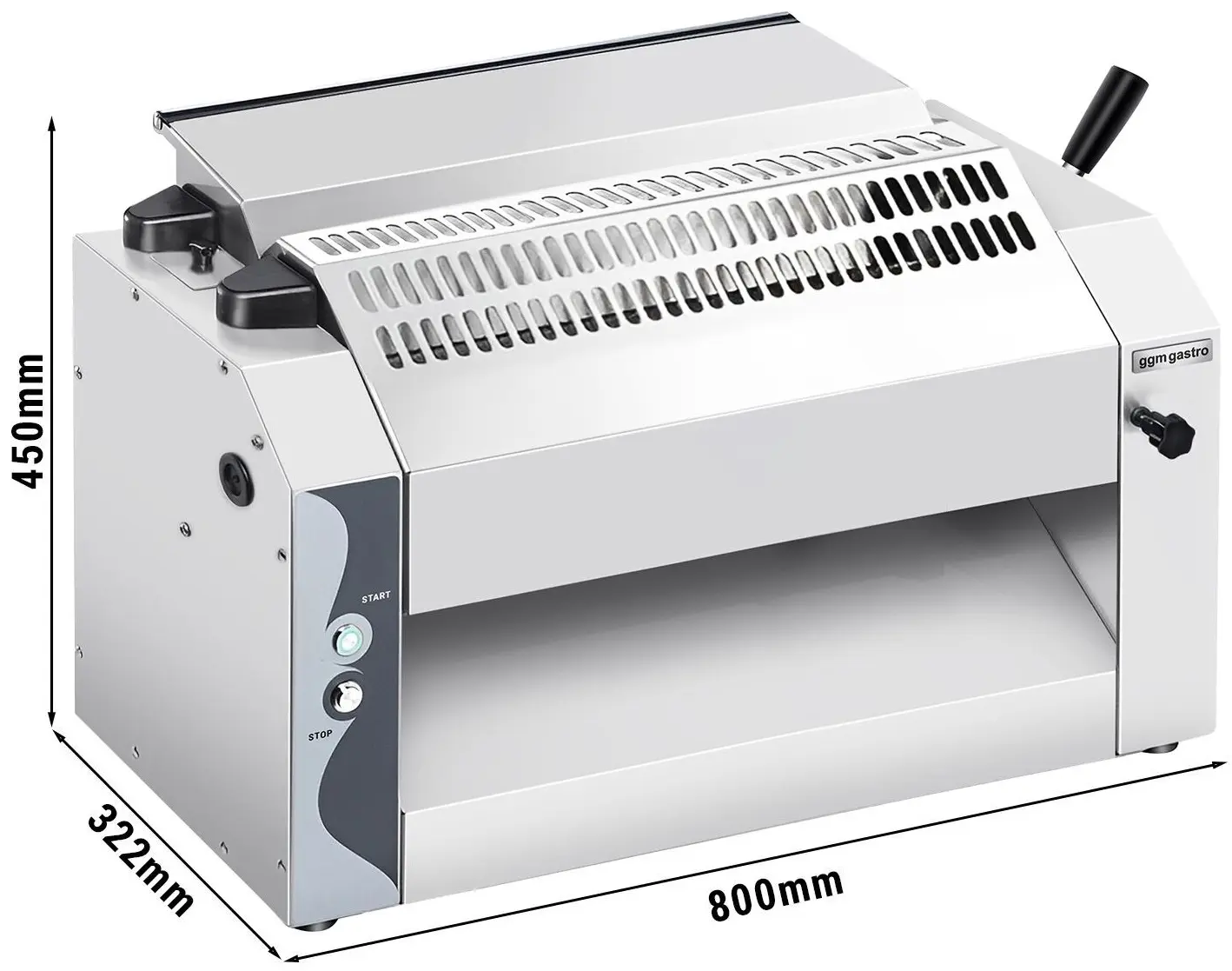 Masina de intins aluat GGM Gastro TRS52 (Inox) - 5