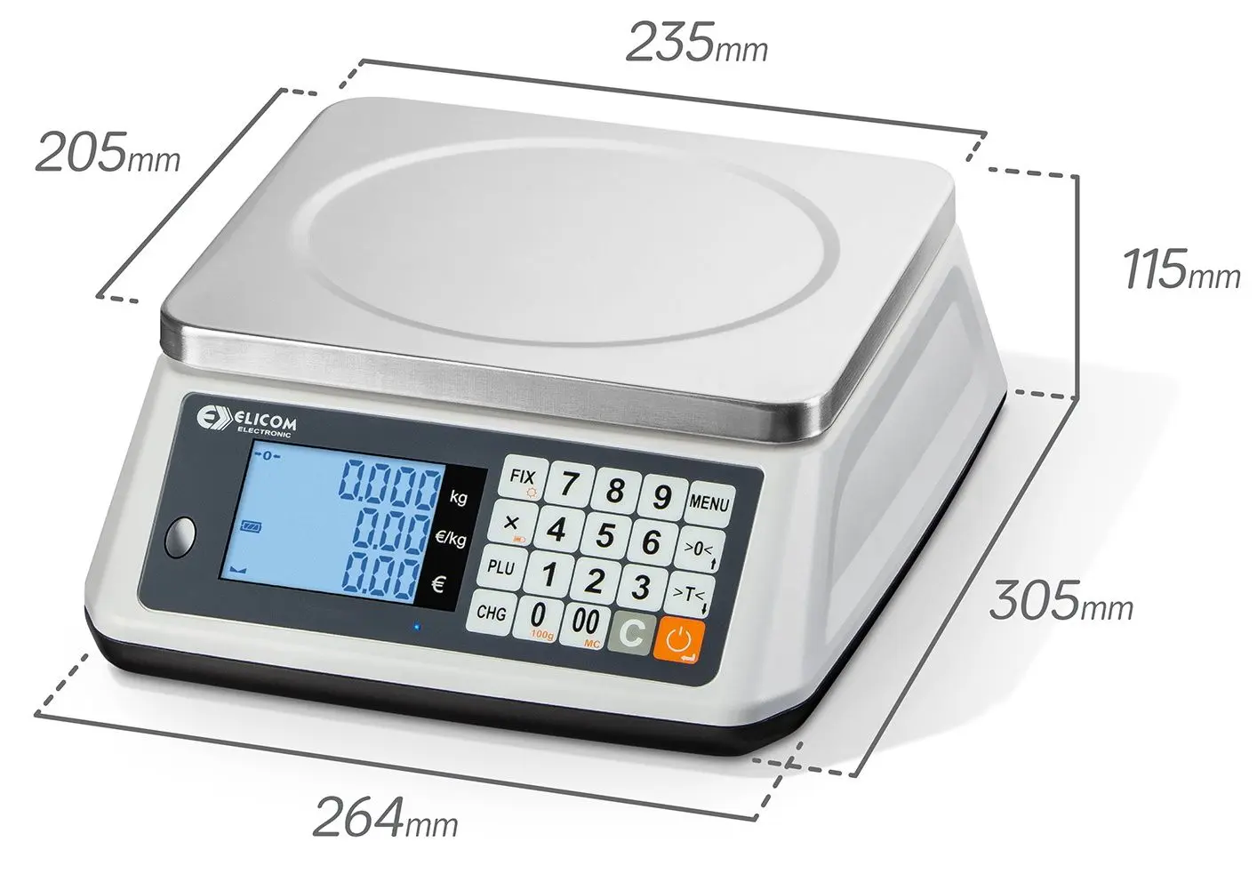 Электронные весы Elicom S300F 15/30 (White) - 3