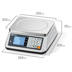 Электронные весы Elicom S300F 6/15 (White) Thumb