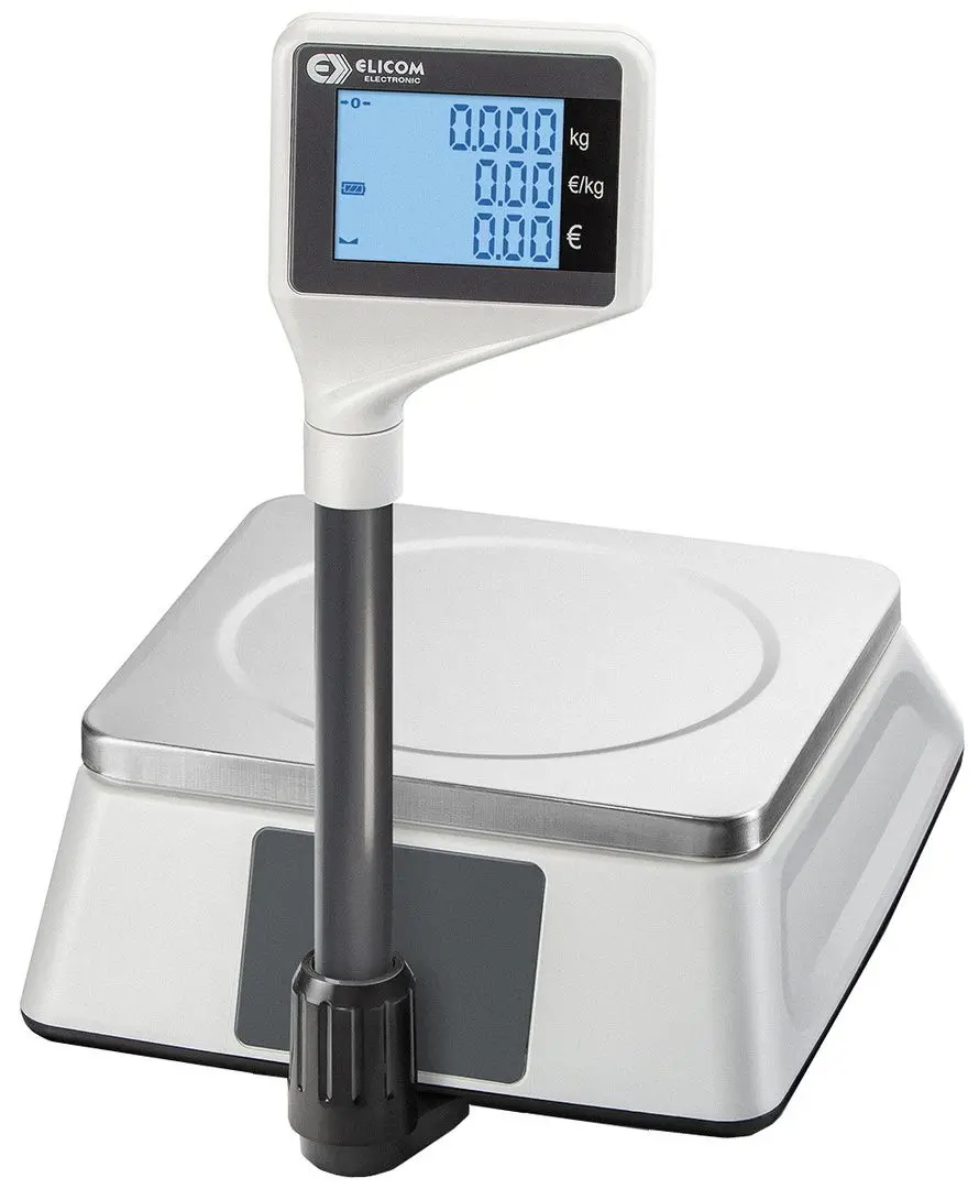 Электронные весы Elicom S300L 1.5/3 (White/Inox) - 3