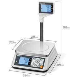 Электронные весы Elicom S300L 15/30 (White/Inox) Thumb