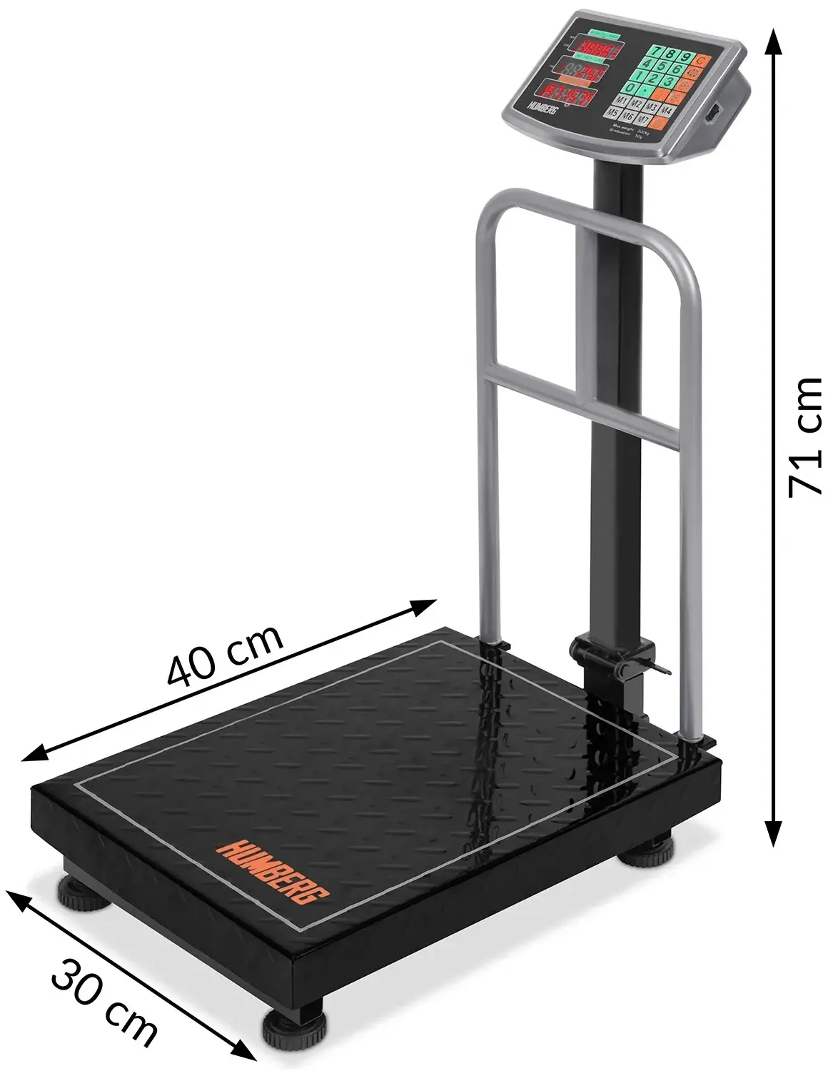 Cantar electronic Humberg HM-191 519100 (Black/Grey) - 2