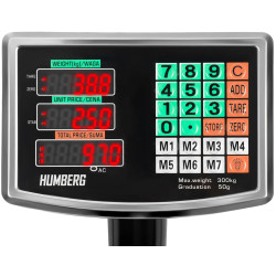 Cantar electronic Humberg HM-192 519200 (Black/Grey) Thumb