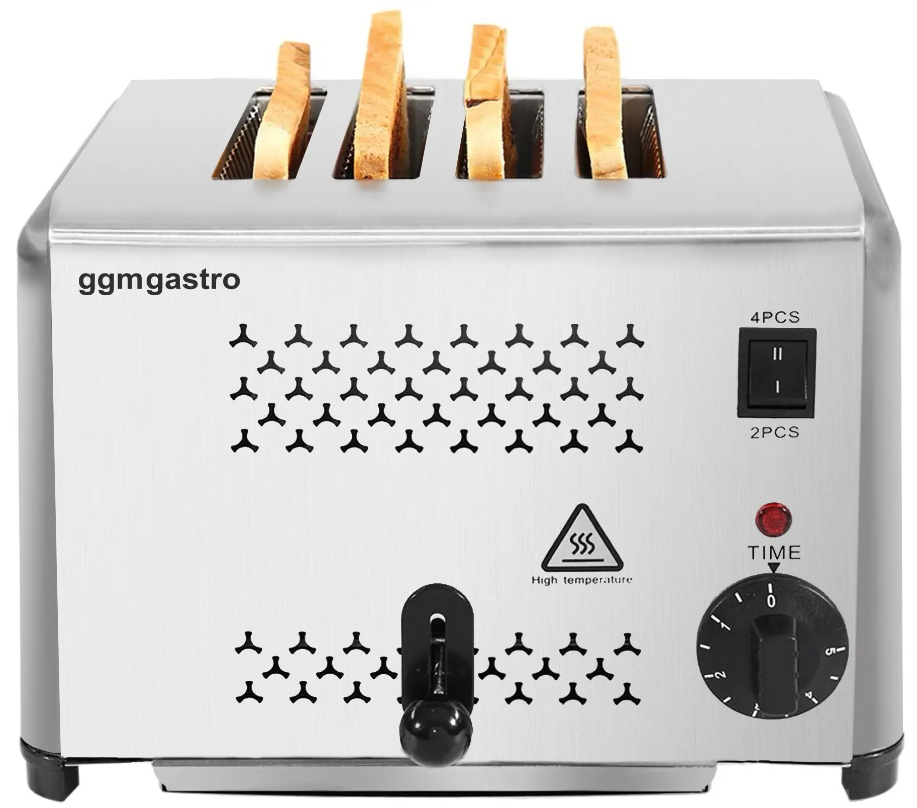 Тостер GGM Gastro TOET4 (Inox) - 2
