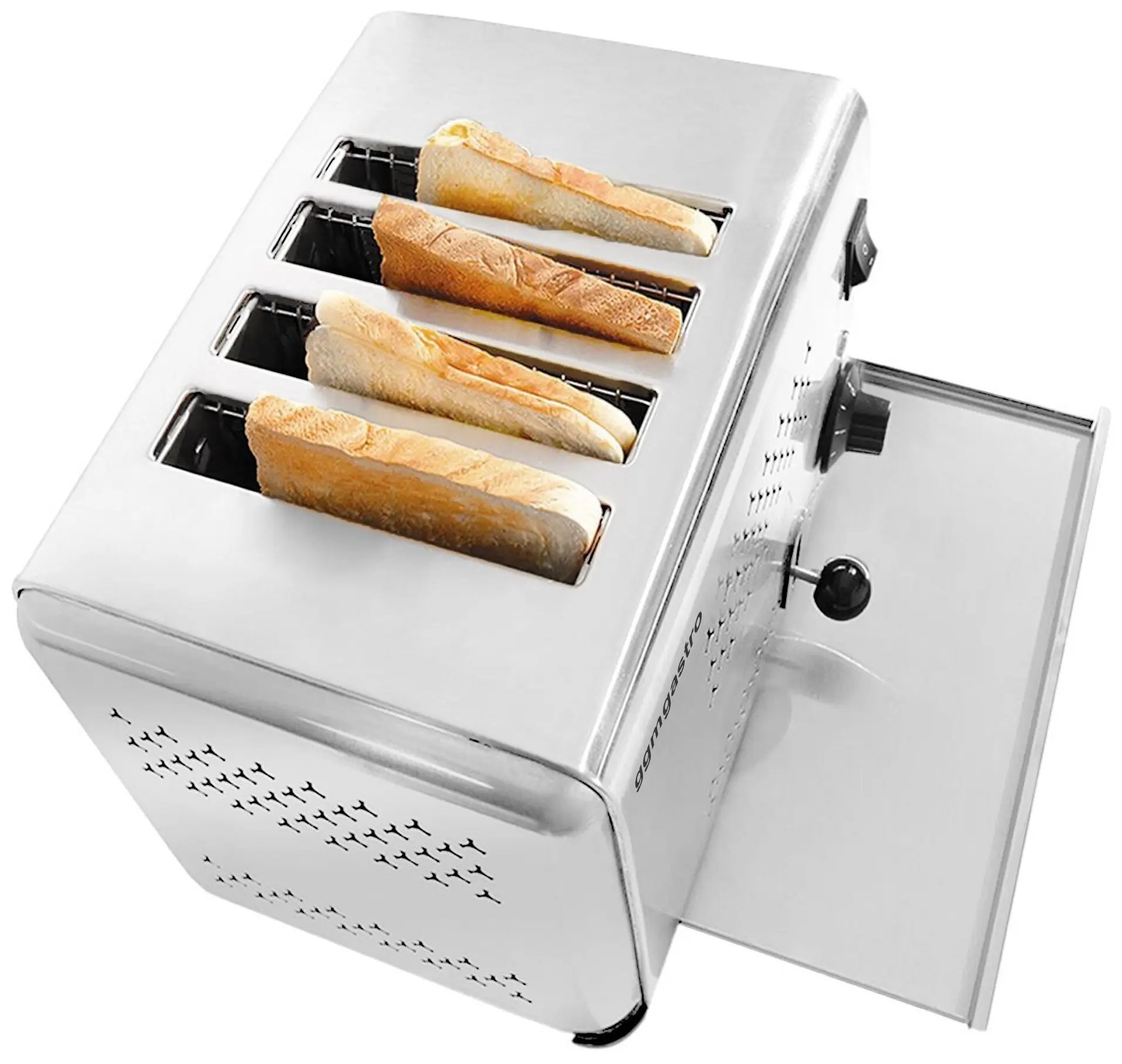 Тостер GGM Gastro TOET4 (Inox) - 3