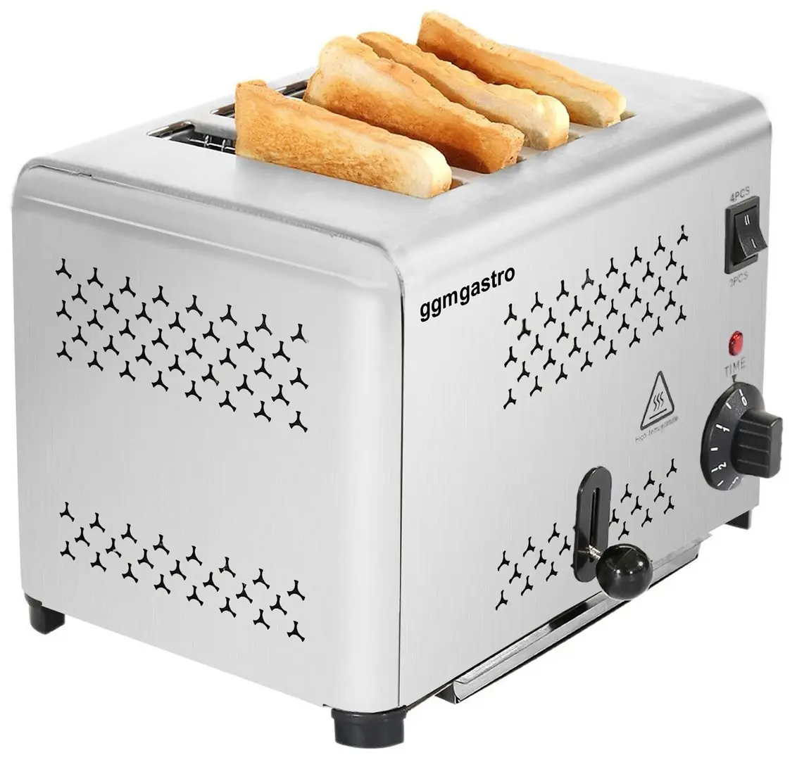 Тостер GGM Gastro TOET4 (Inox)