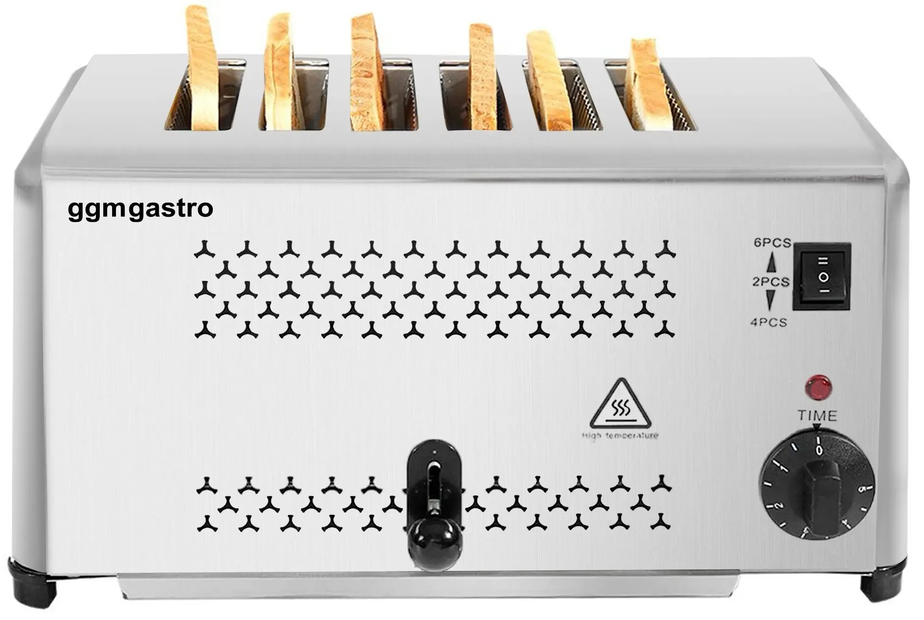 Тостер GGM Gastro TOET6 (Inox) - 2