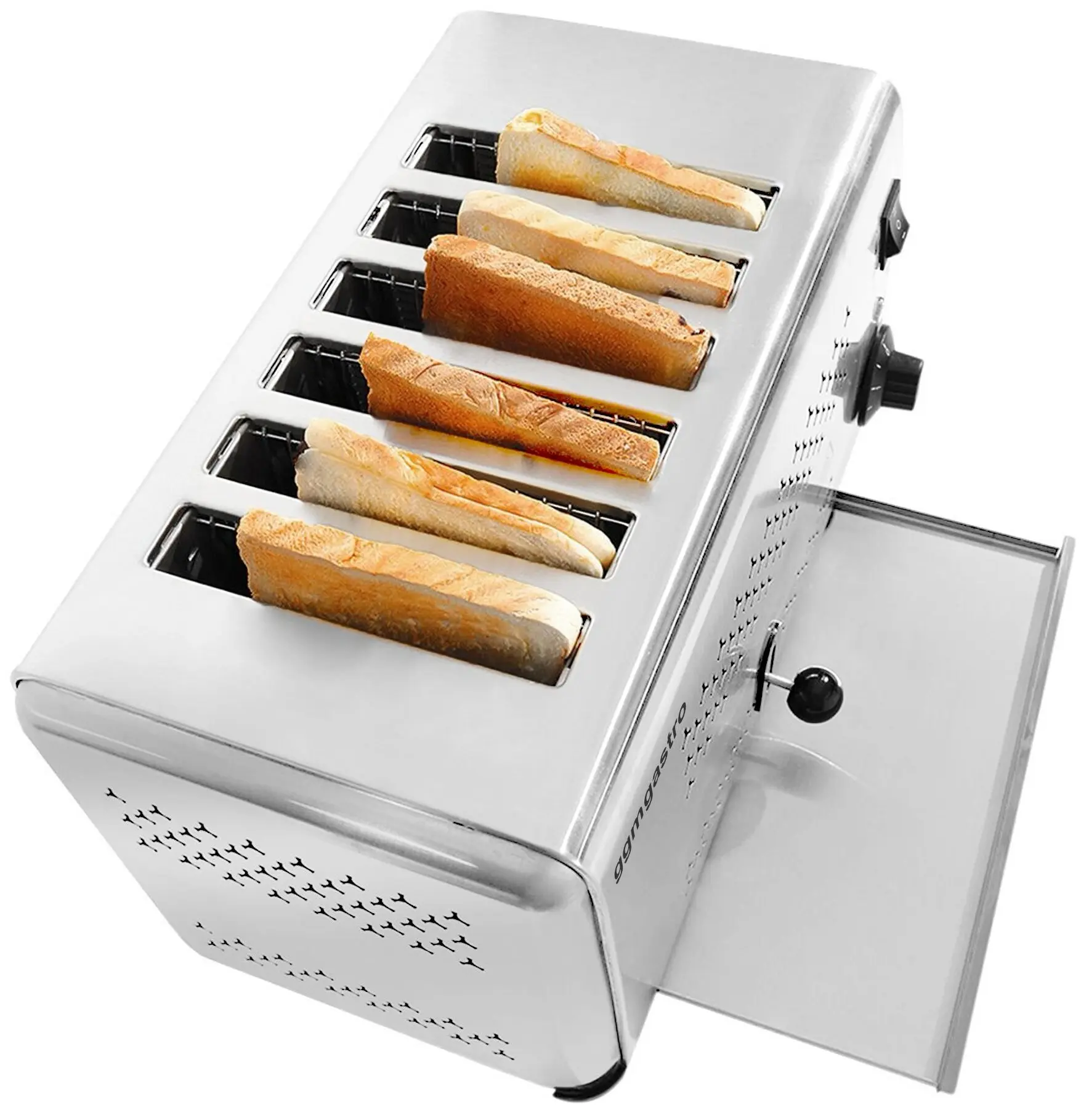 Тостер GGM Gastro TOET6 (Inox) - 3