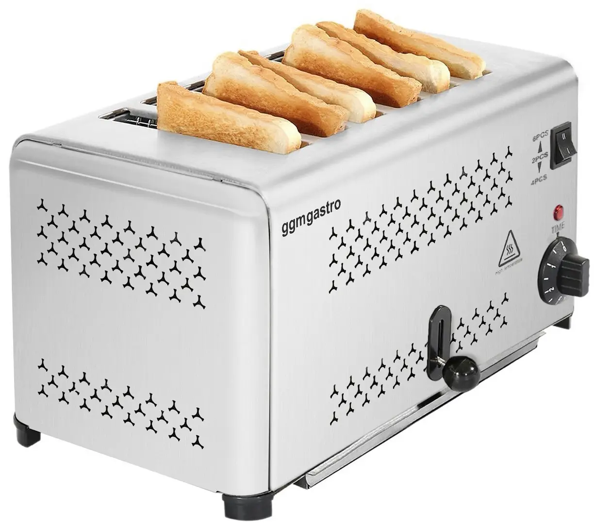 Тостер GGM Gastro TOET6 (Inox)