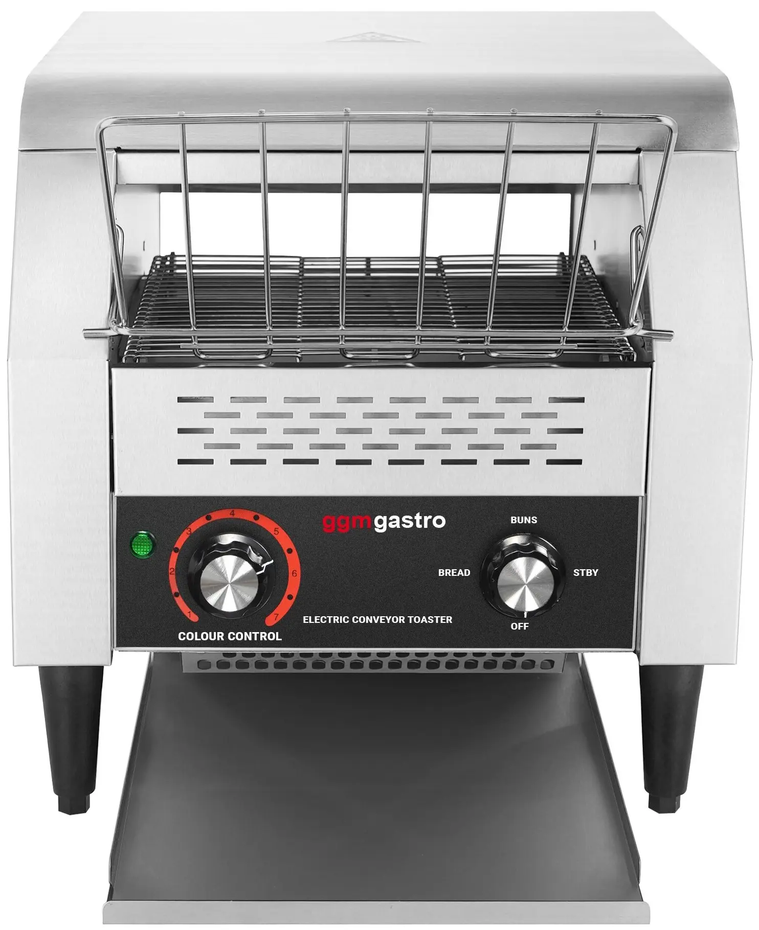 Тостер конвейерный GGM Gastro DTJ300 (Inox) - 2