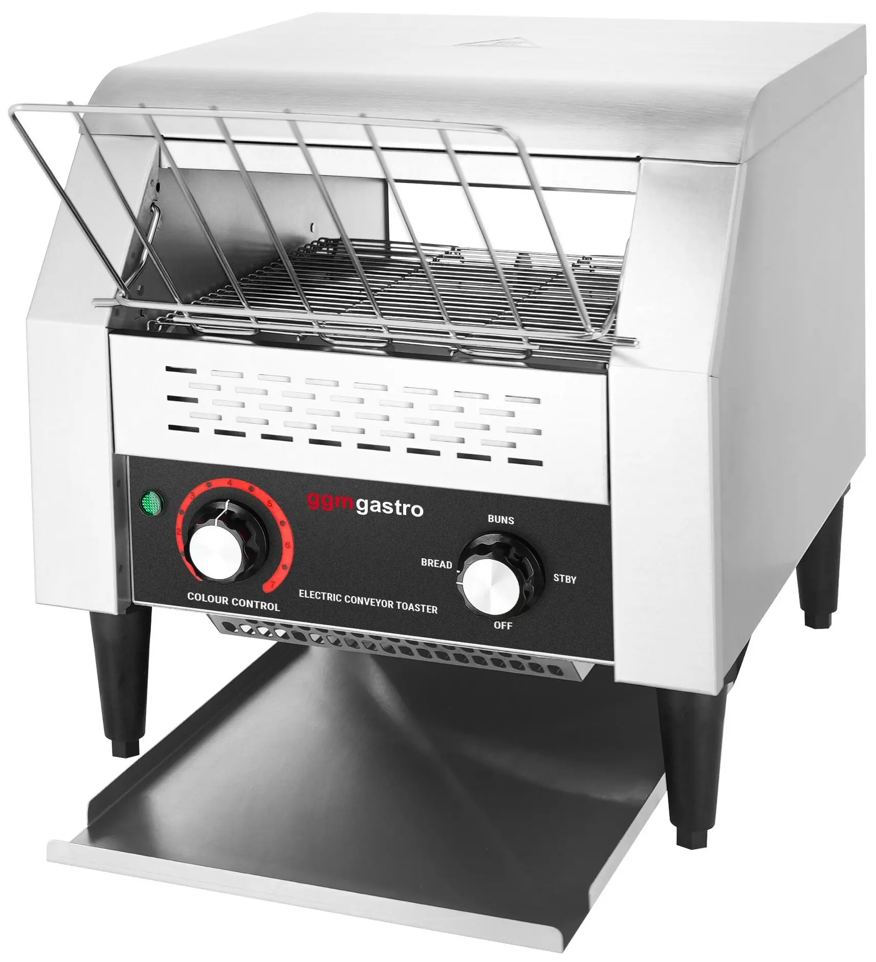 Тостер конвейерный GGM Gastro DTJ300 (Inox) - 3