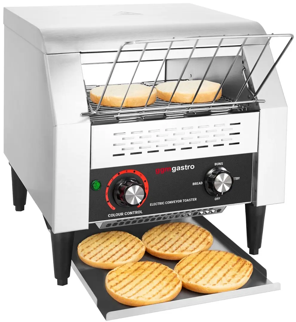 Тостер конвейерный GGM Gastro DTJ300 (Inox)