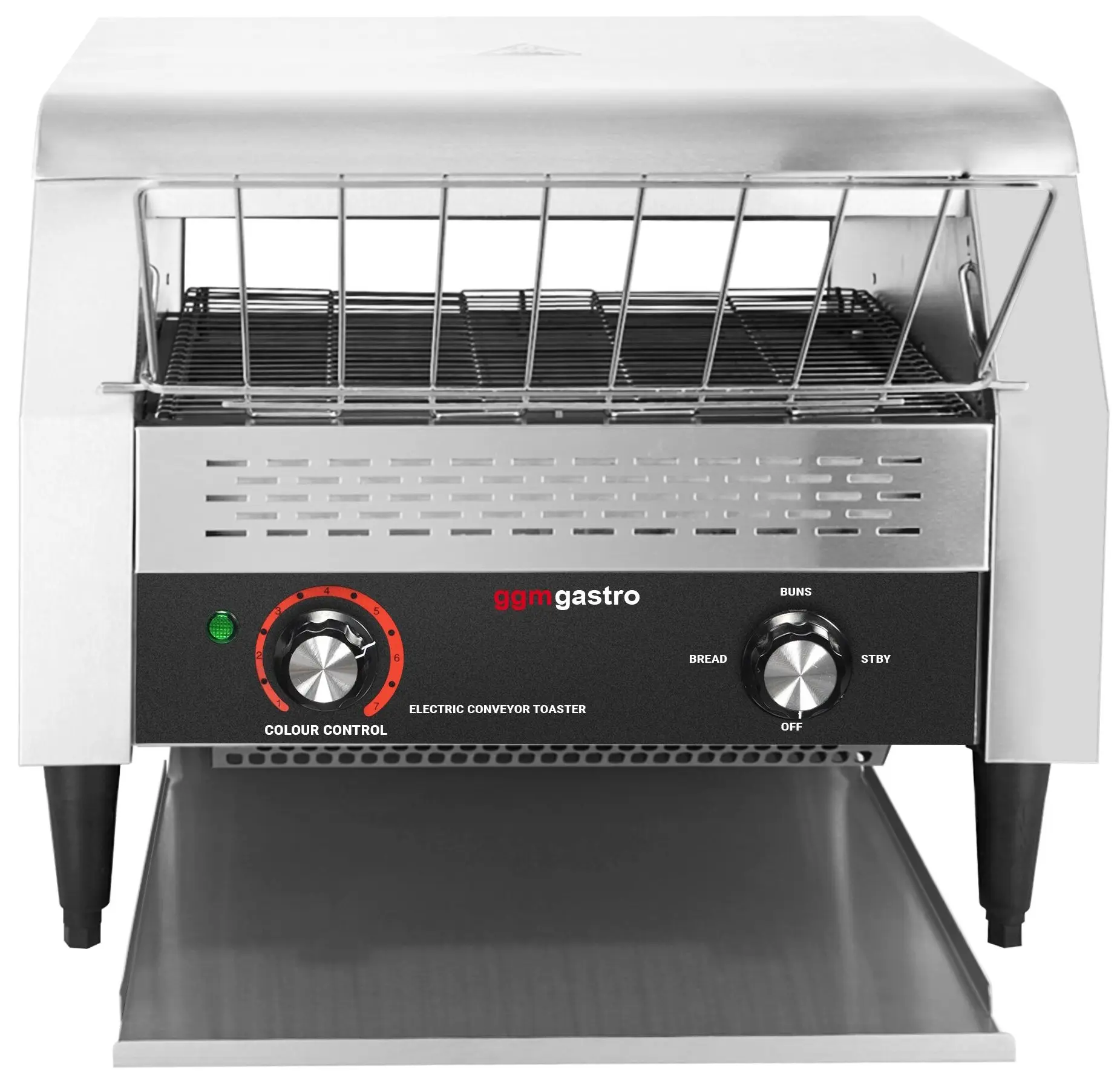 Тостер конвейерный GGM Gastro DTJ450 (Inox) - 2