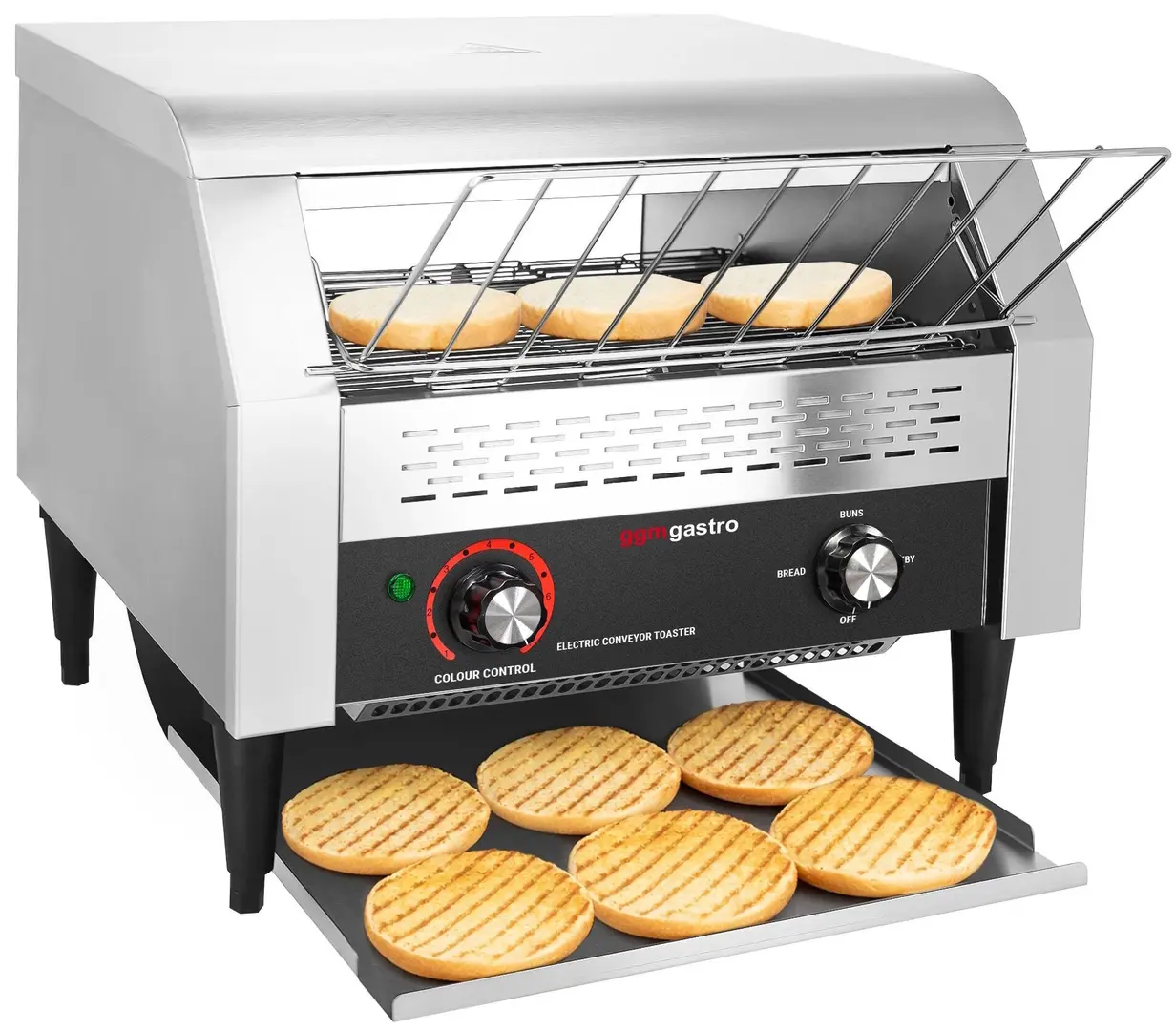 Тостер конвейерный GGM Gastro DTJ450 (Inox)