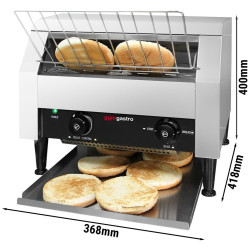 Тостер конвейерный GGM Gastro DTKB200 (Inox) Thumb