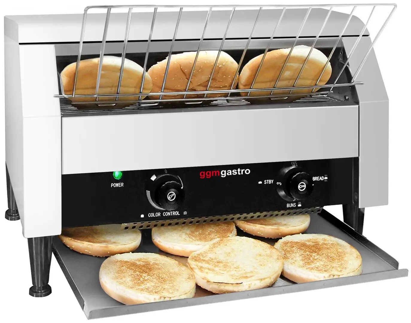 Тостер конвейерный GGM Gastro DTKB300 (Inox)