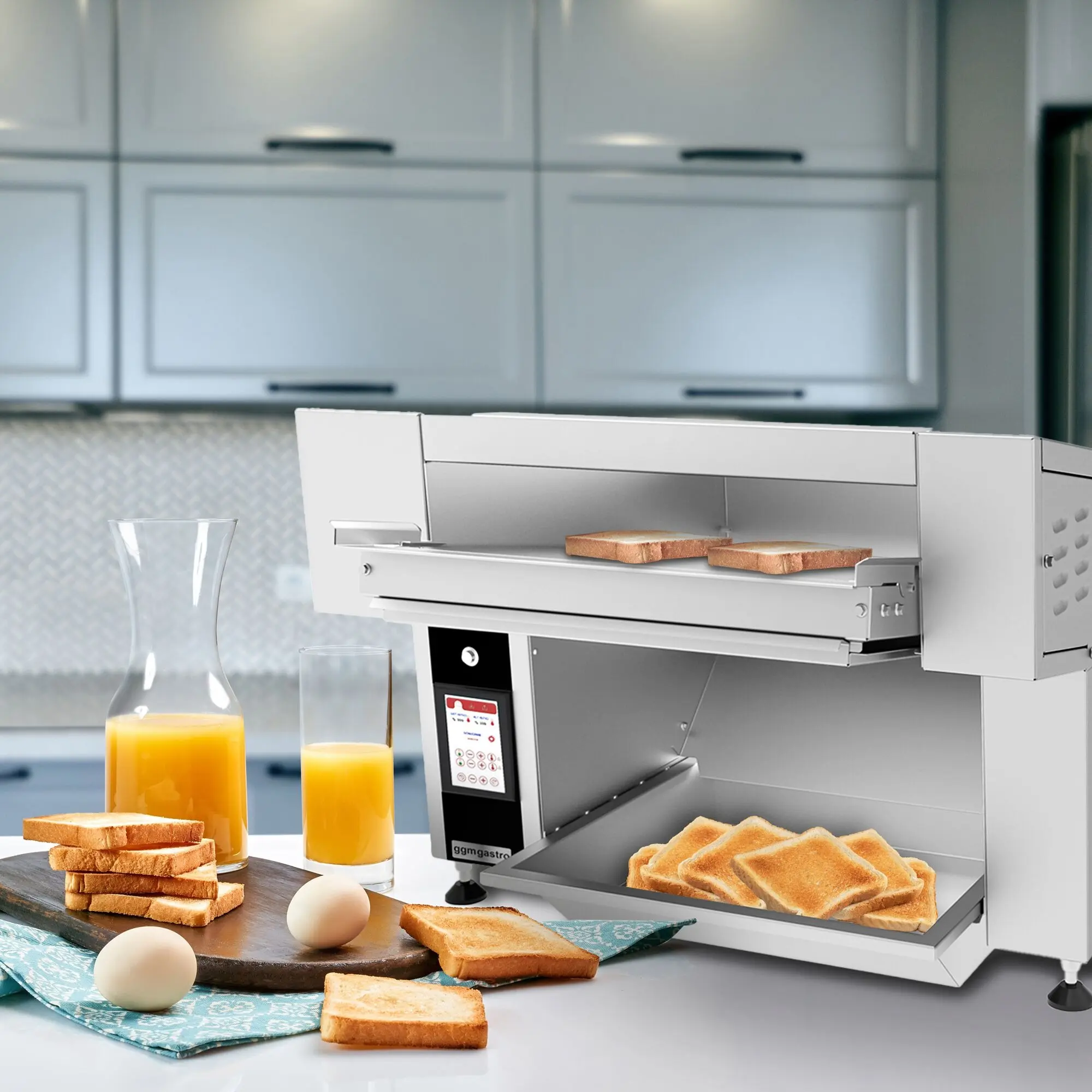 Тостер конвейерный GGM Gastro EDTHAT1 (Inox) - 7