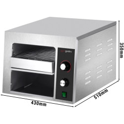 Тостер конвейерный GGM Gastro TJ543 (Inox) Thumb