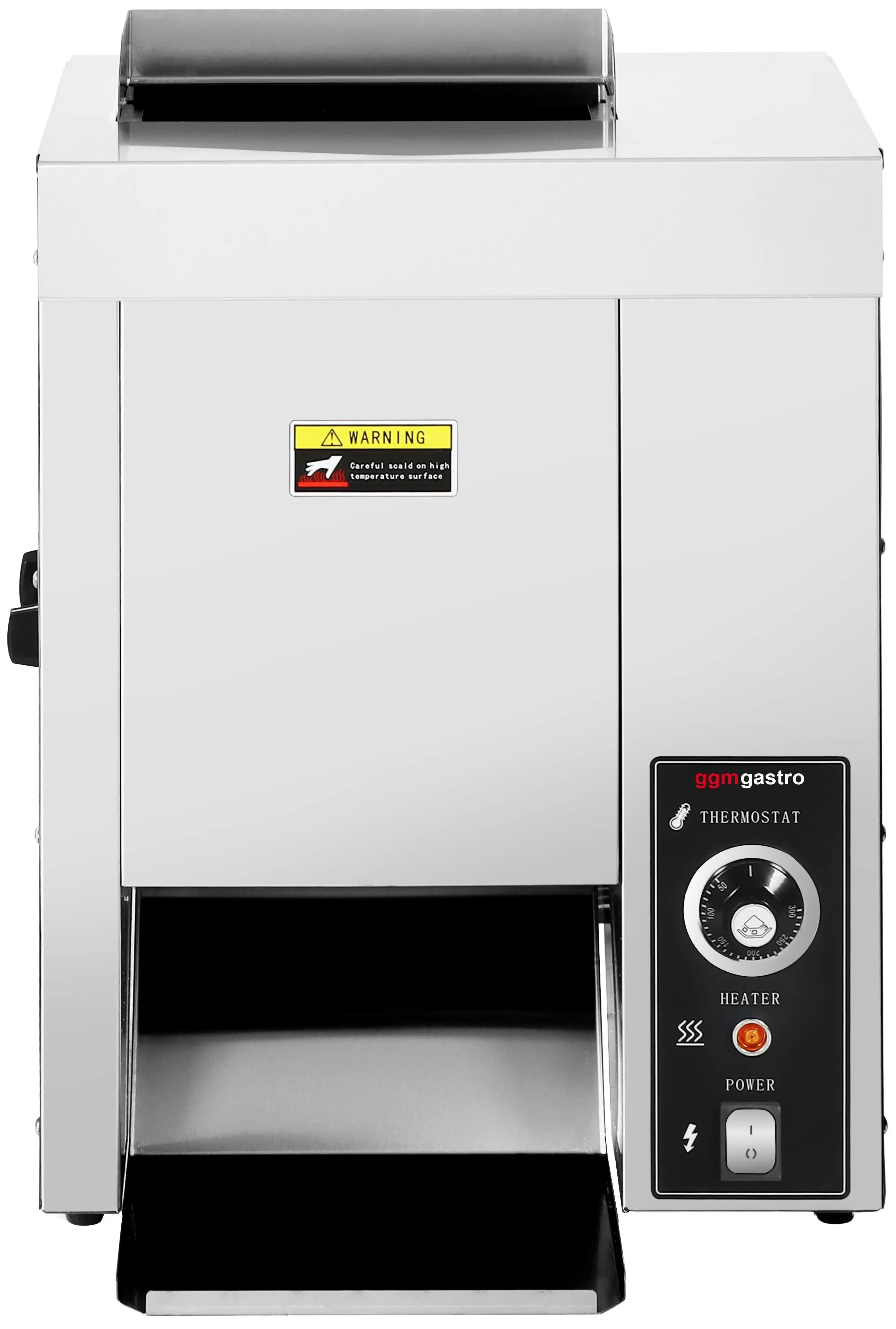 Тостер вертикальный GGM Gastro DTM1 (Inox) - 2
