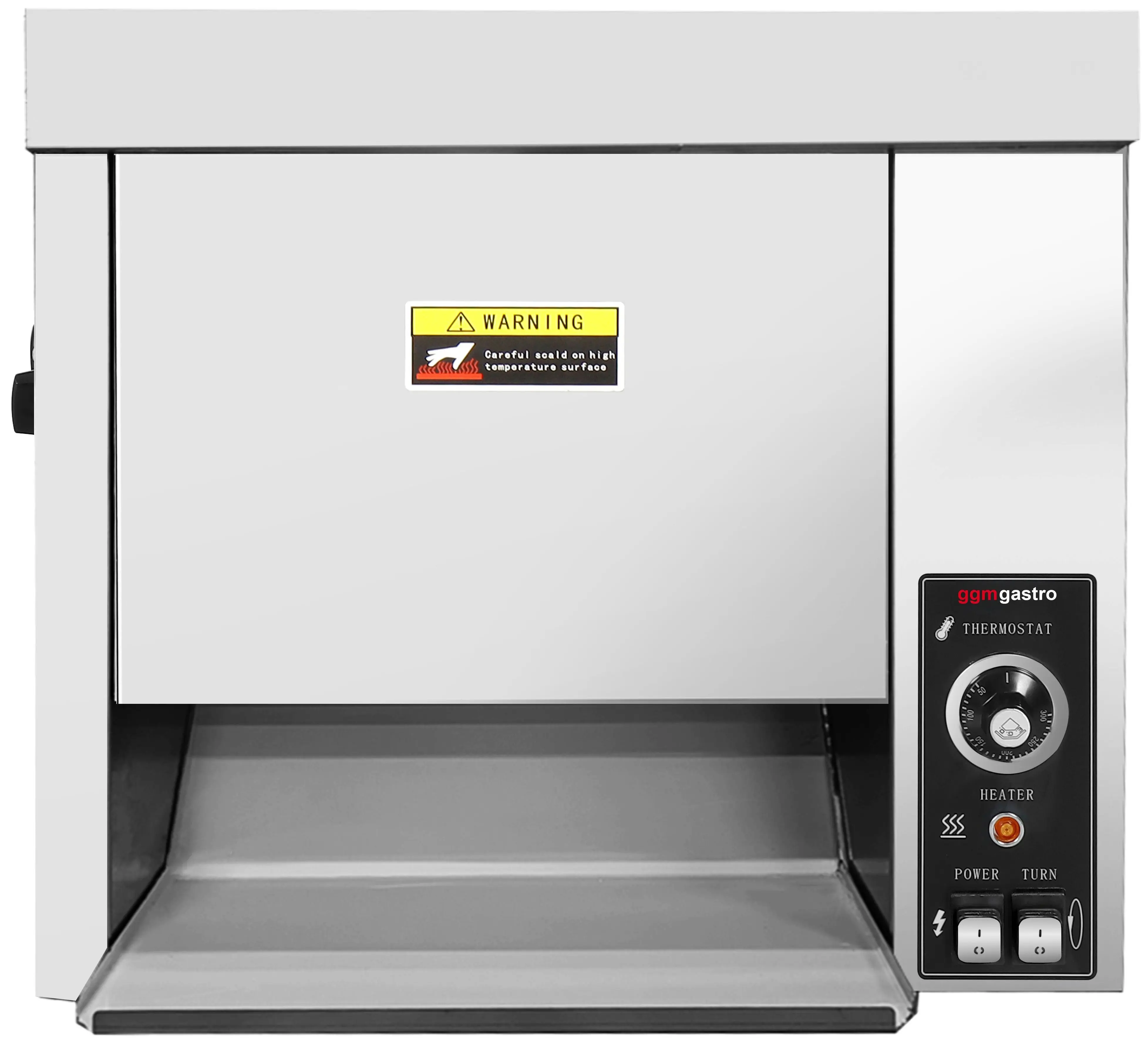 Тостер вертикальный GGM Gastro DTM2 (Inox) - 2