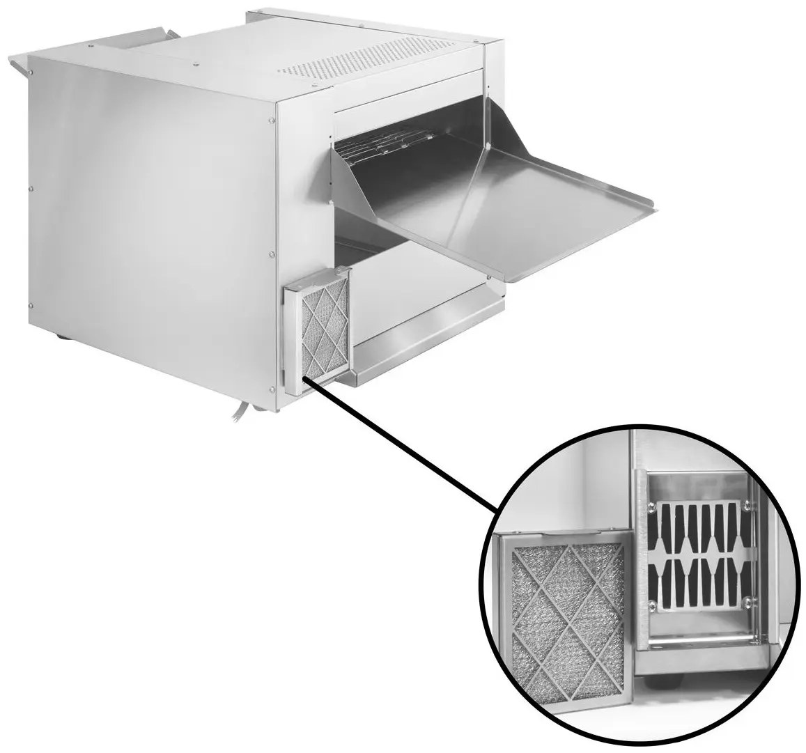 Тостер конвейерный Roband DLTL500 (Inox) - 4