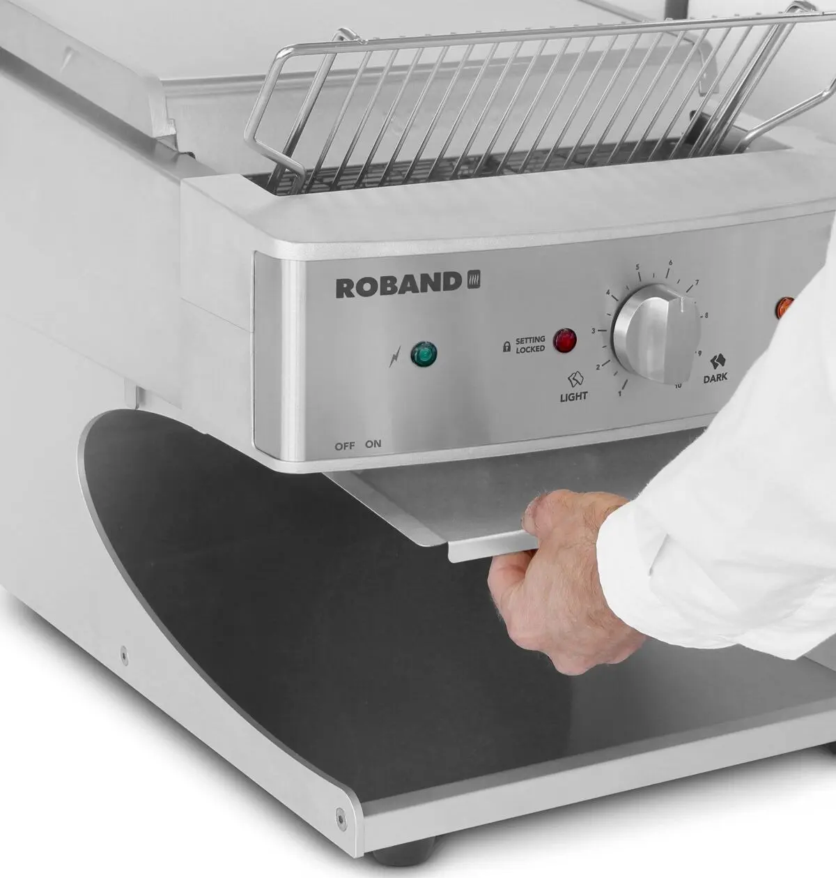 Тостер конвейерный Roband DLTPL500 (Inox) - 2