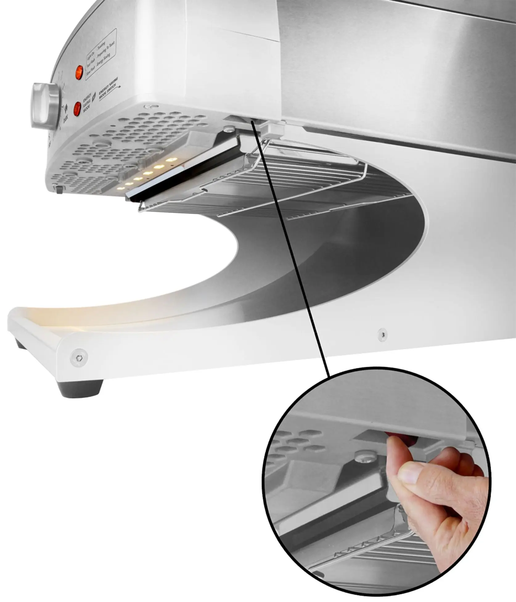 Тостер конвейерный Roband DLTPL500 (Inox) - 3